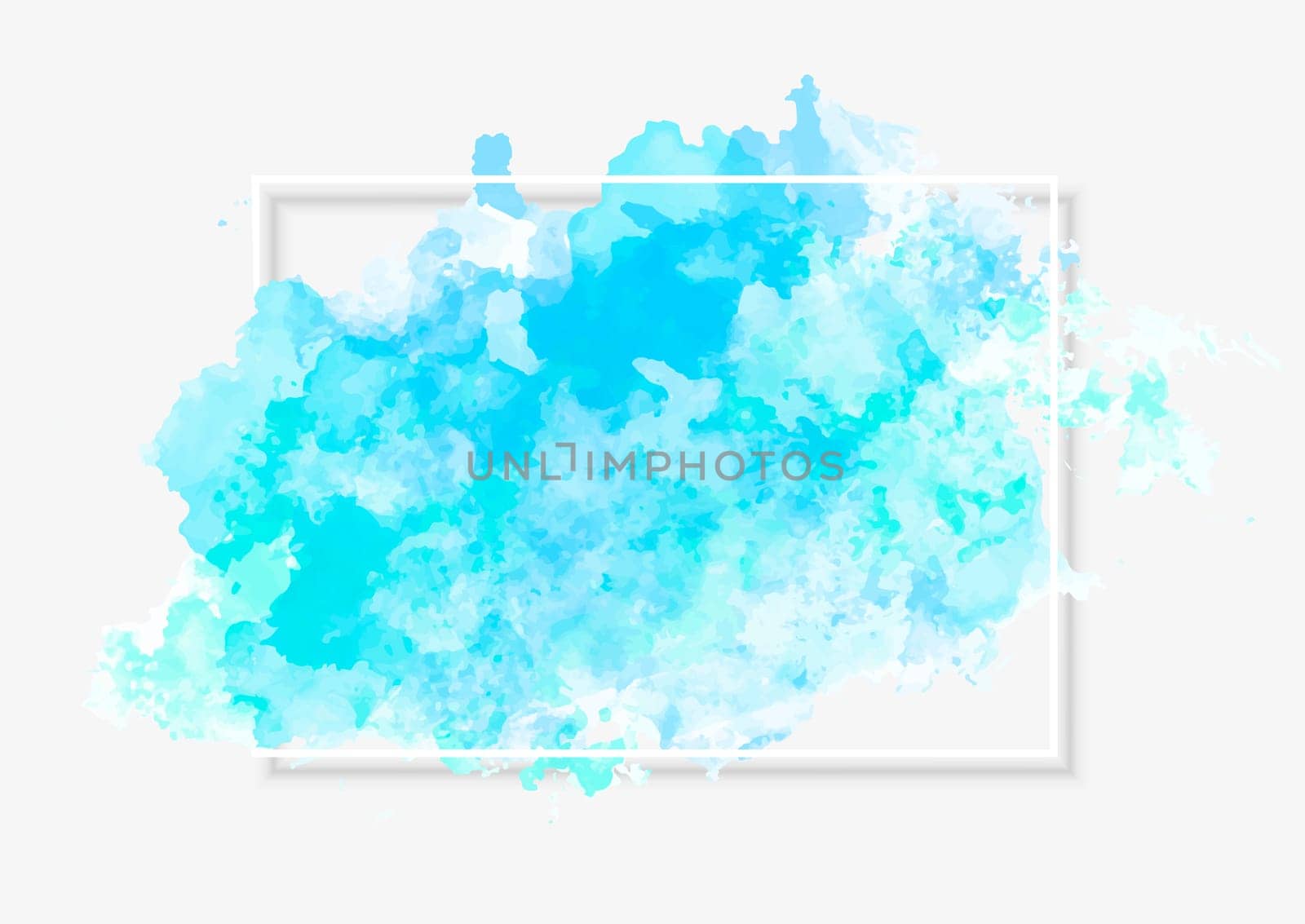 Detailed watercolour texture with a white frame and a drop shadow