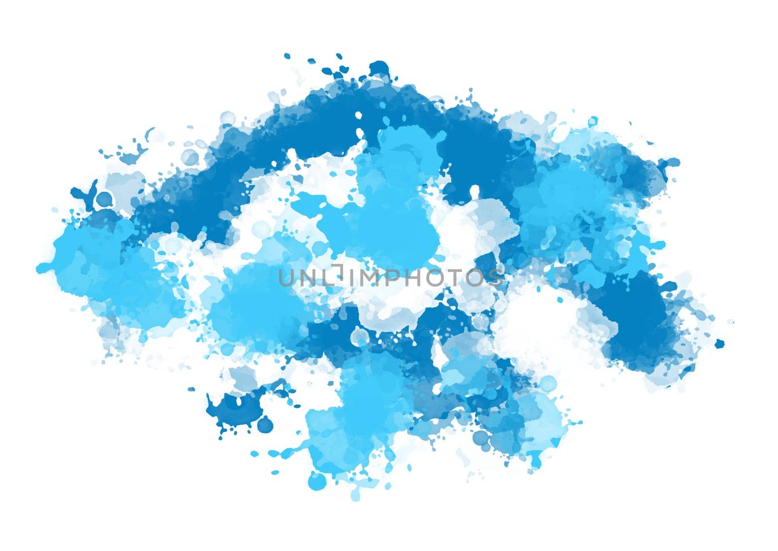 Abstract background with a watercolour splatter design