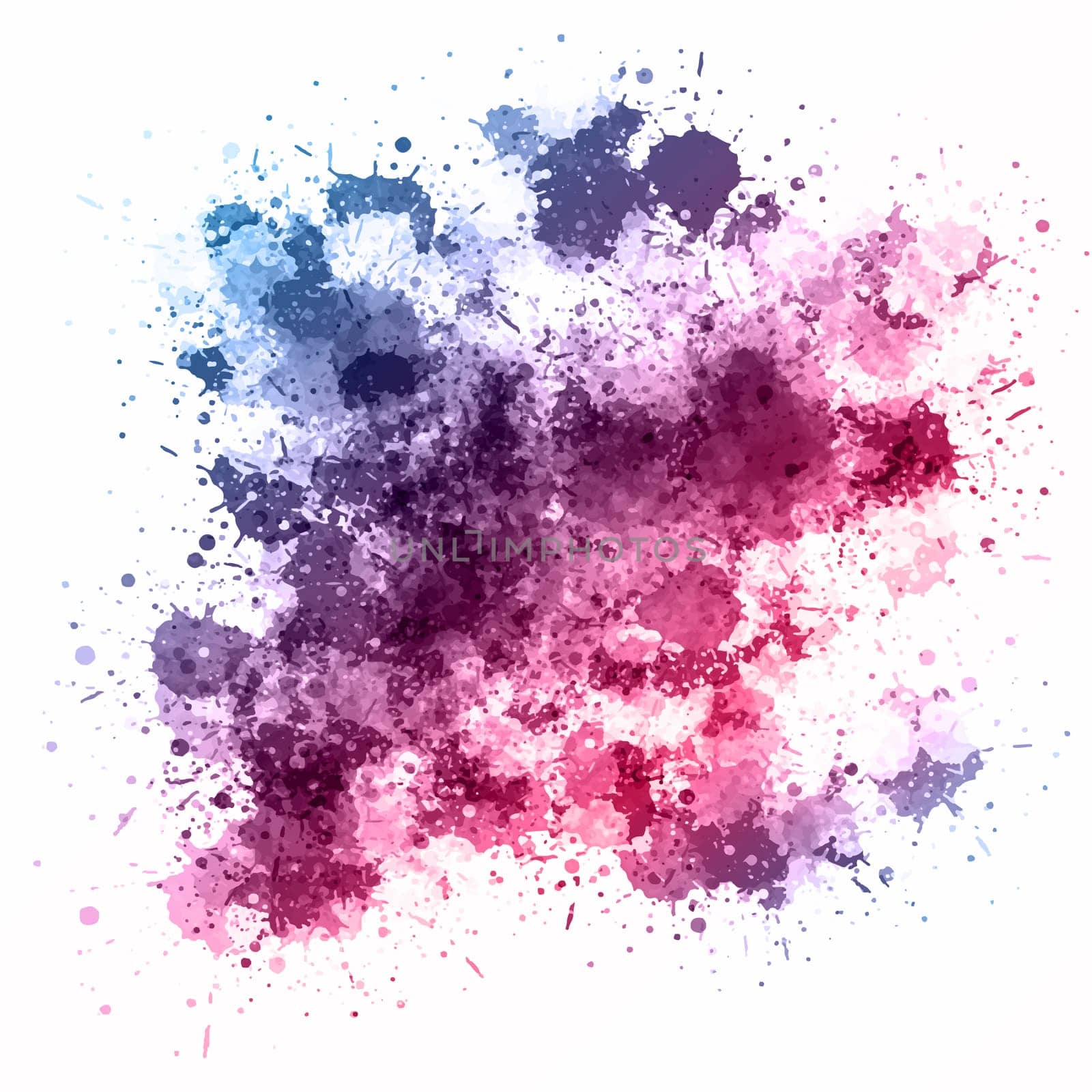 Detailed background with a watercolour splatter design