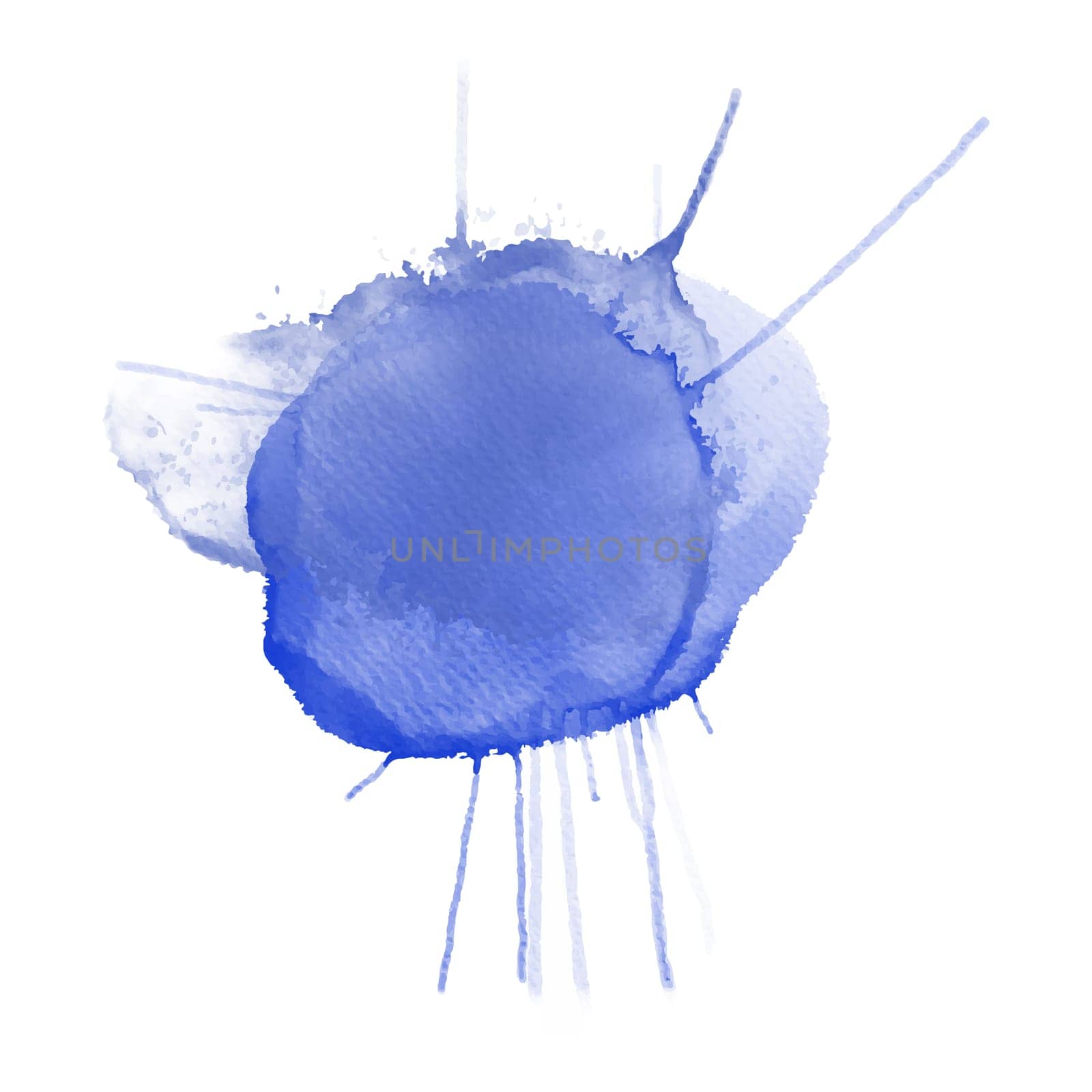 Abstract background with a purple watercolour splatter
