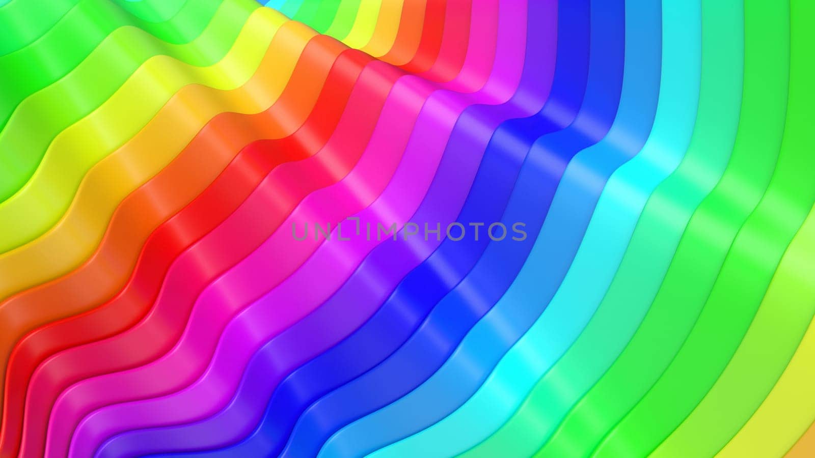 Render of 3D Geometric Abstract Background