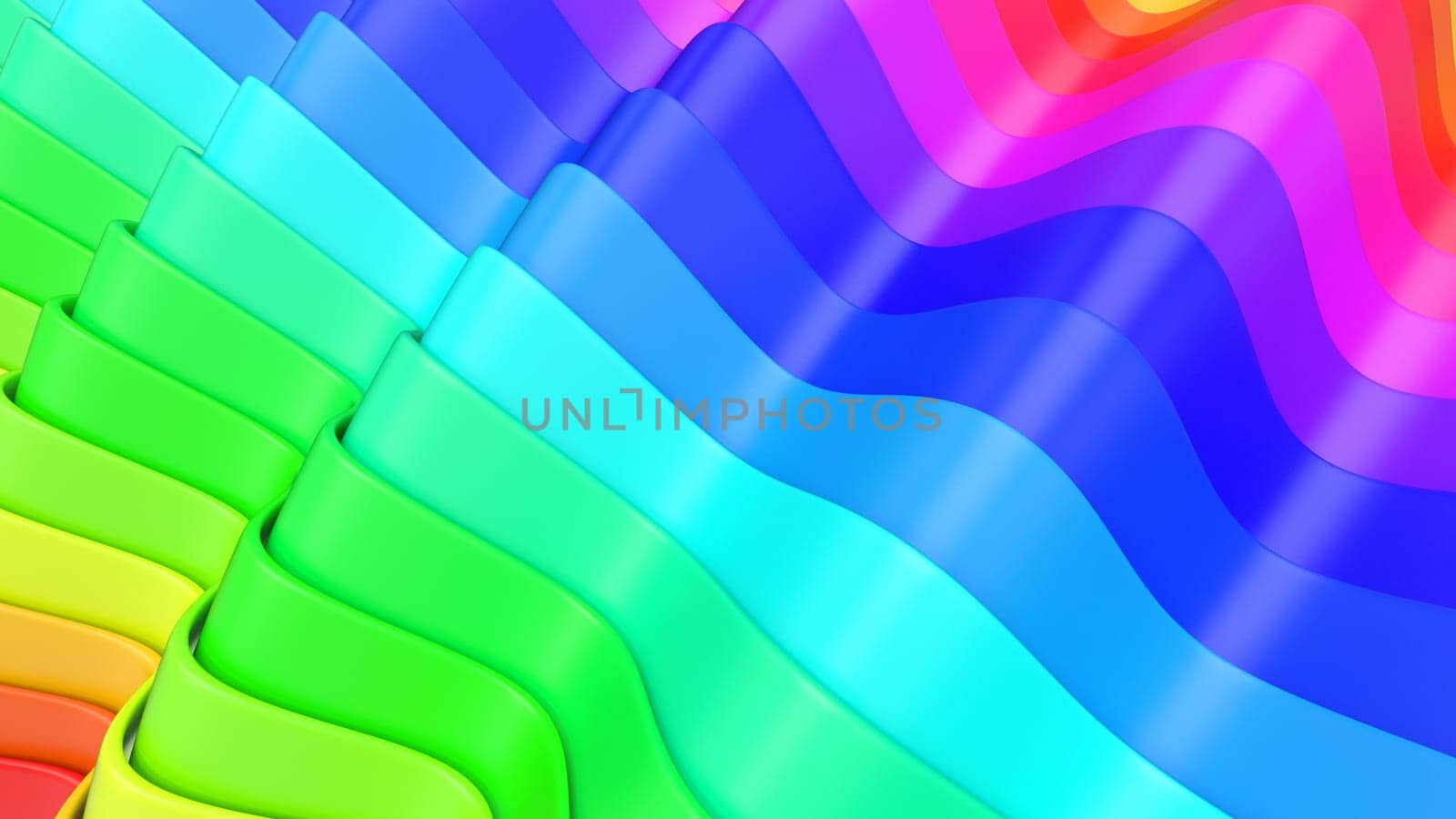 3D Render of a Geometric Abstract Background