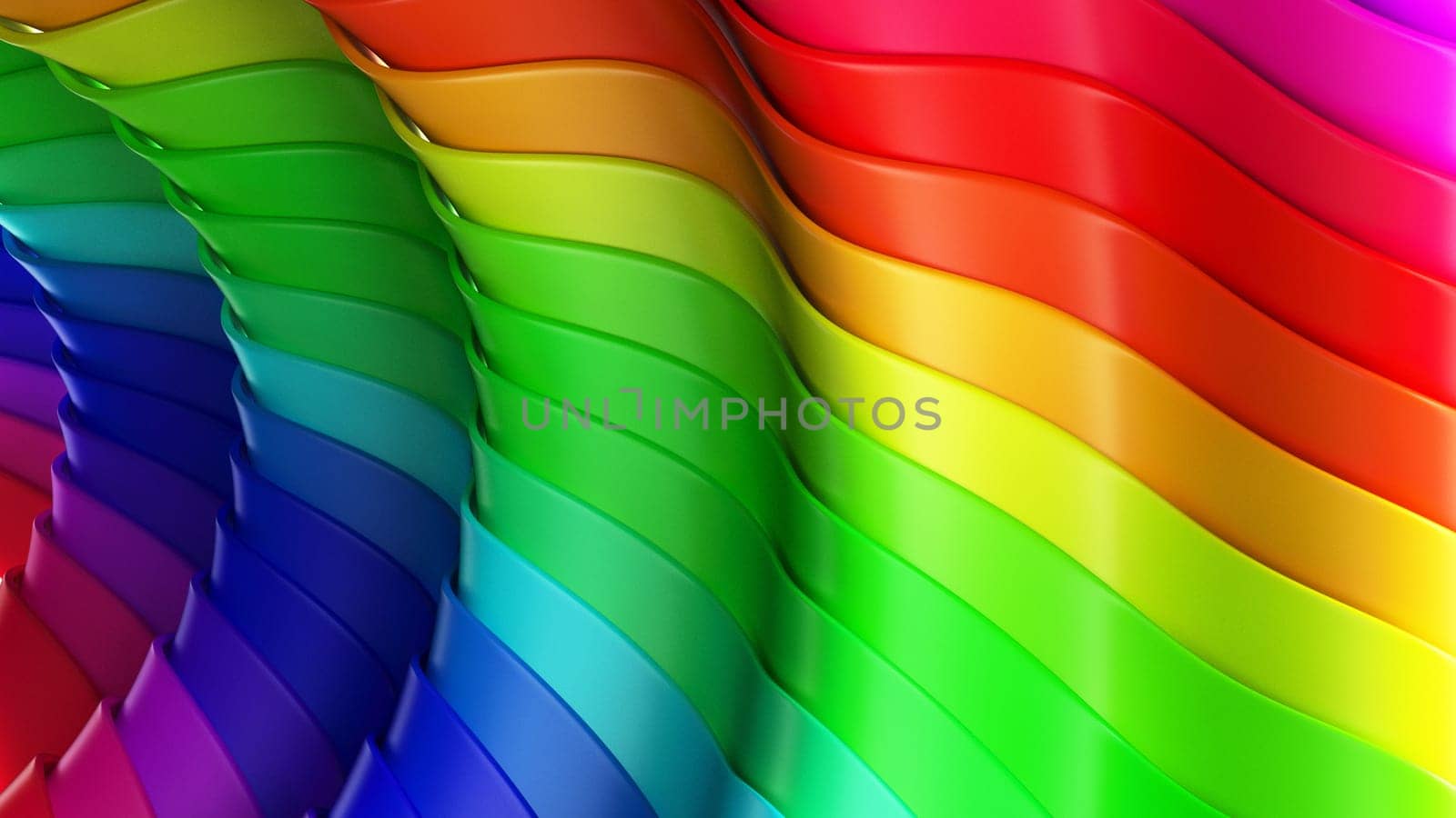 Render of 3D Geometric Abstract Background
