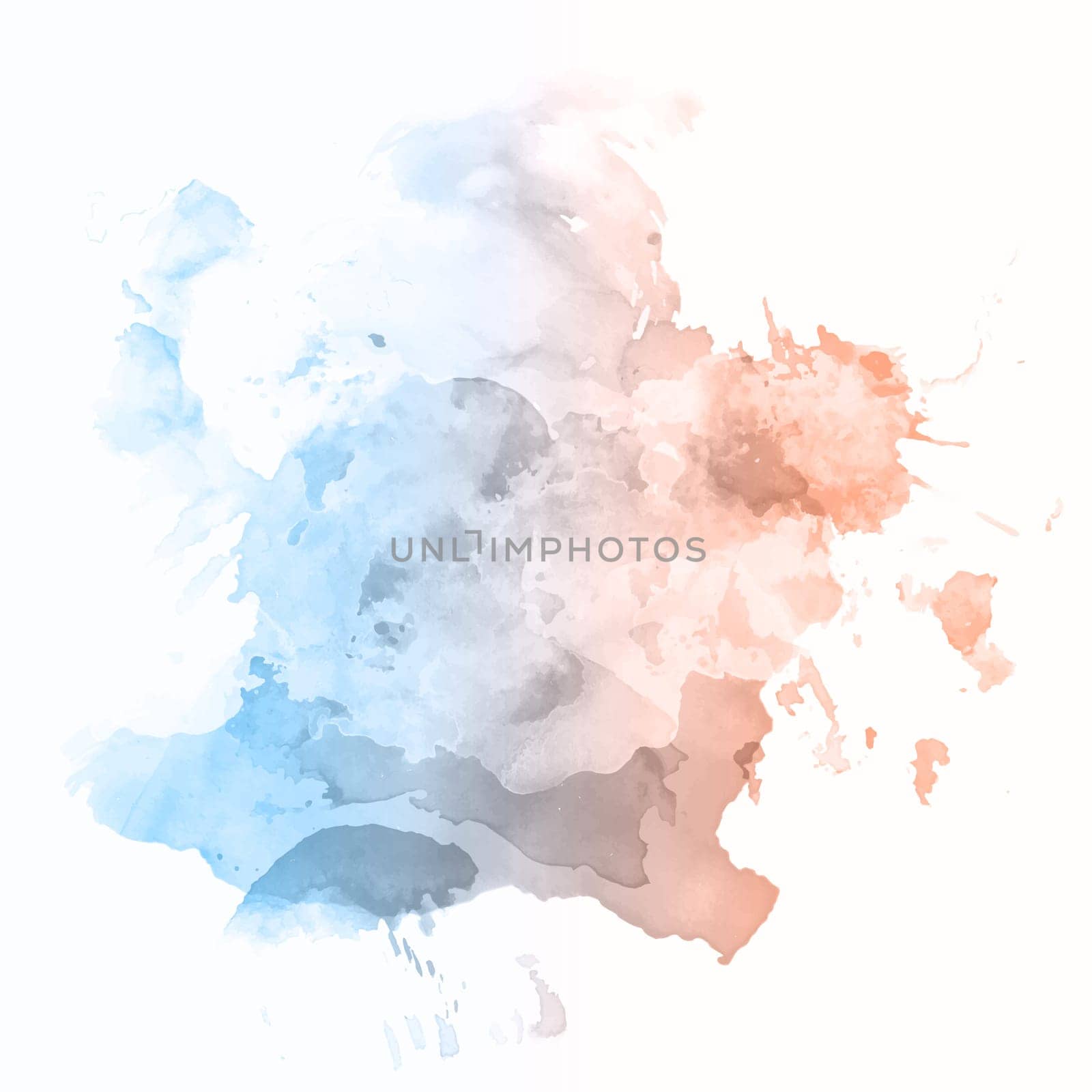 Detailed background with a pastel coloured watercolour texture