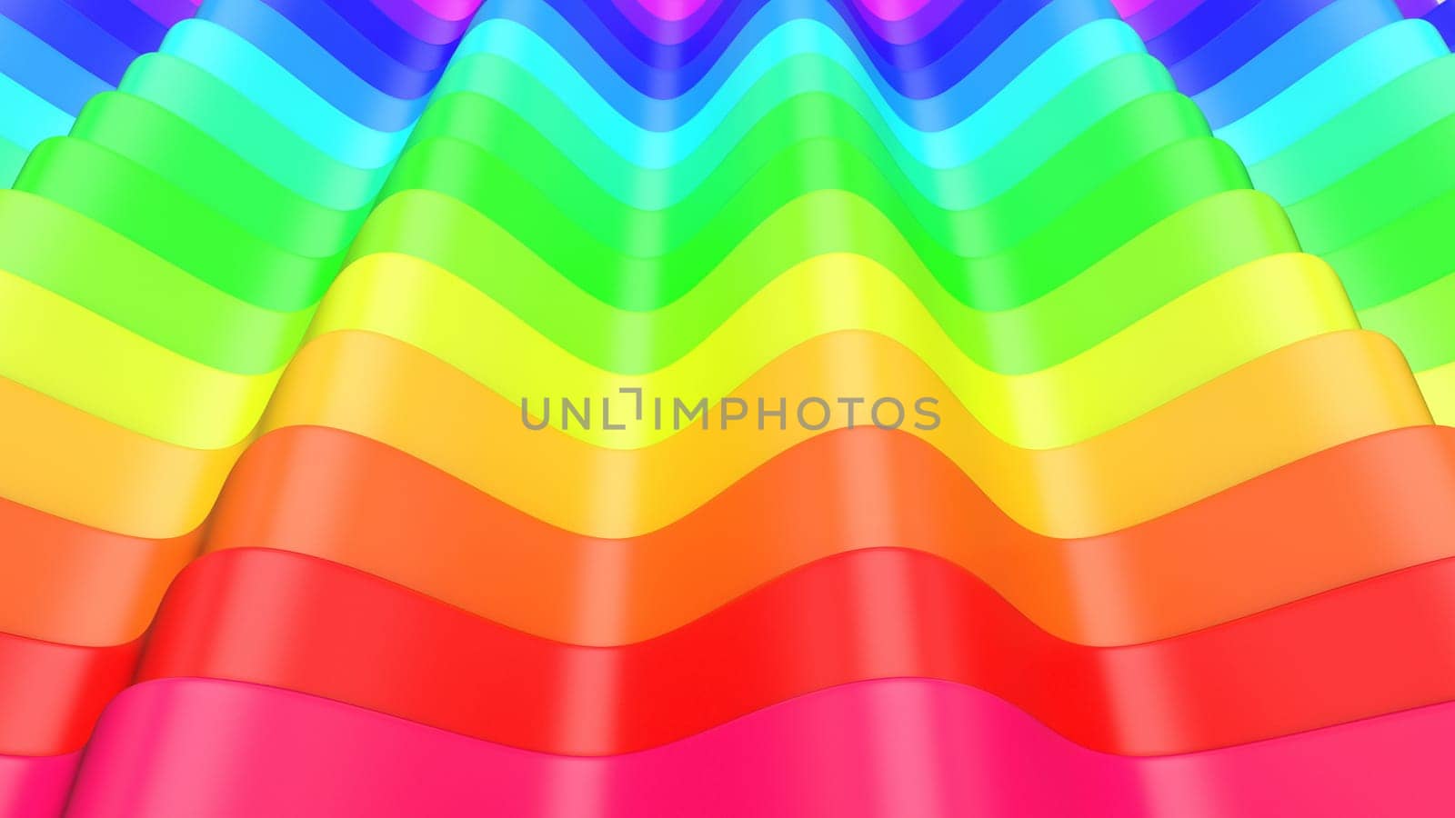 Render of 3D Geometric Abstract Background