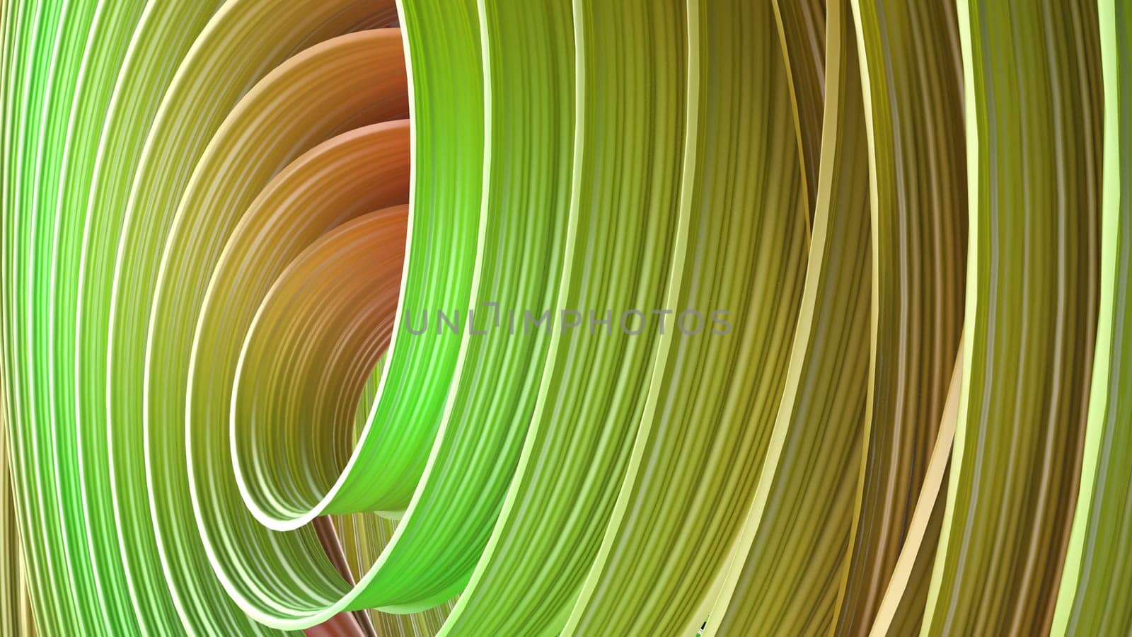 3D render of Abstract dynamic textured wave background
