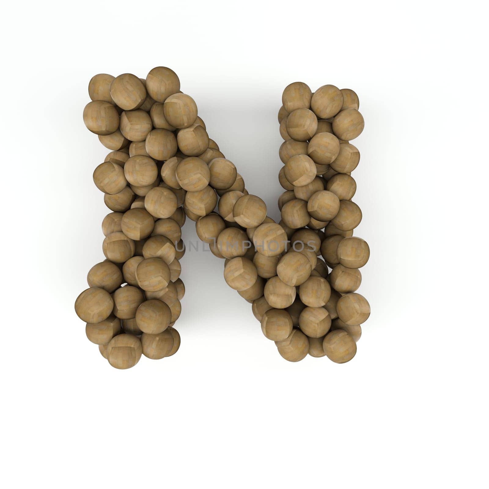 3D Render of  Alphabet Letter
