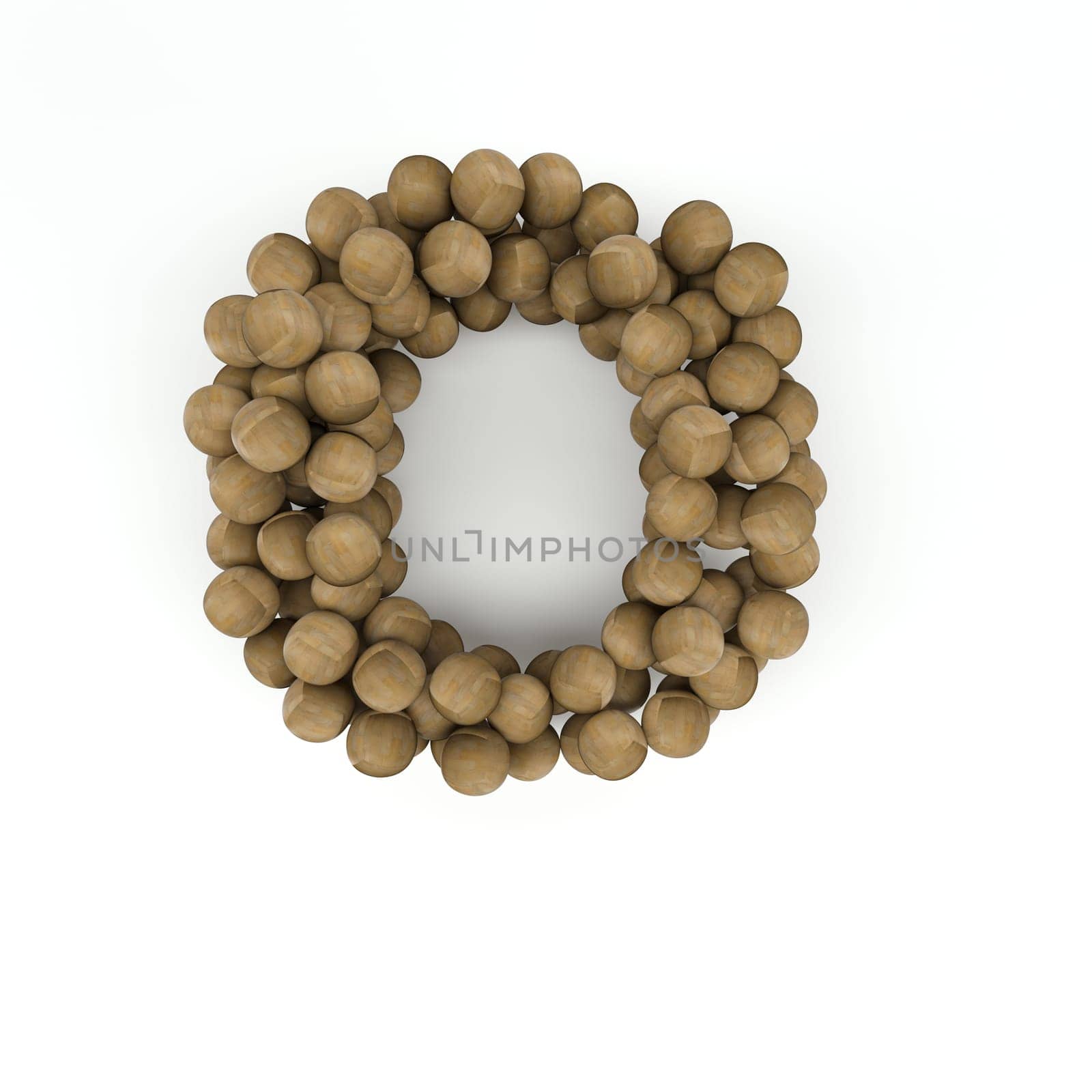 3D Render of  Alphabet Letter