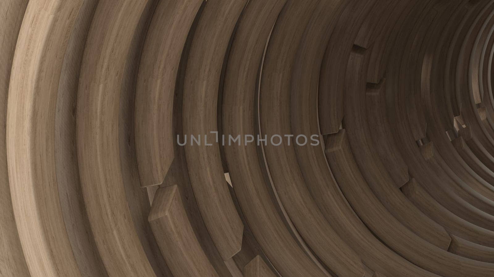 Render of 3D Geometric Abstract Background