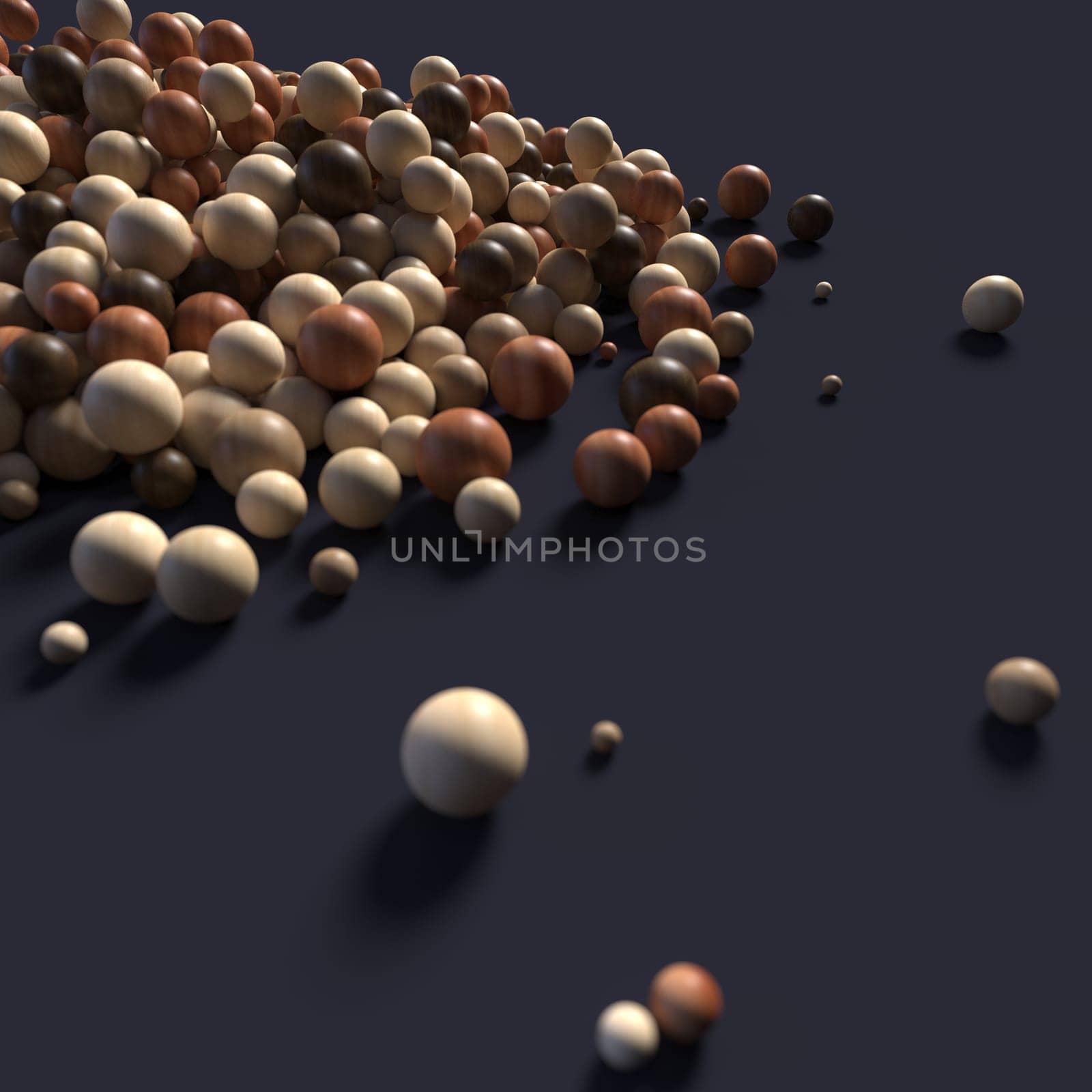 Render of 3D Geometric Abstract Background