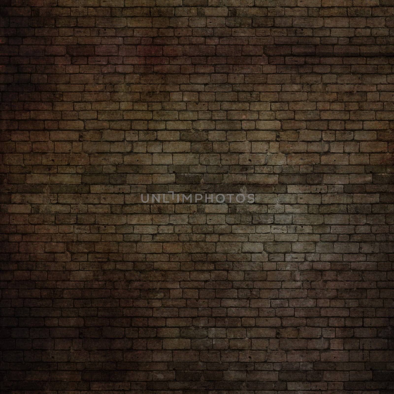 3D render of a grunge style brick wall texture