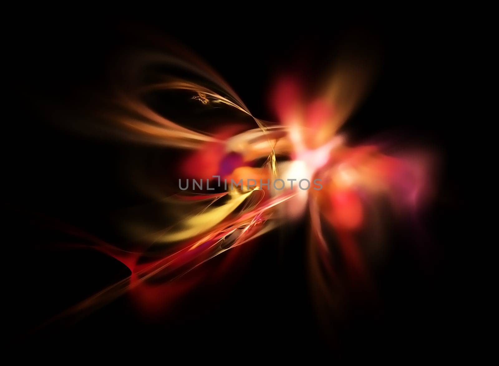 3D render of an abstract fractal background