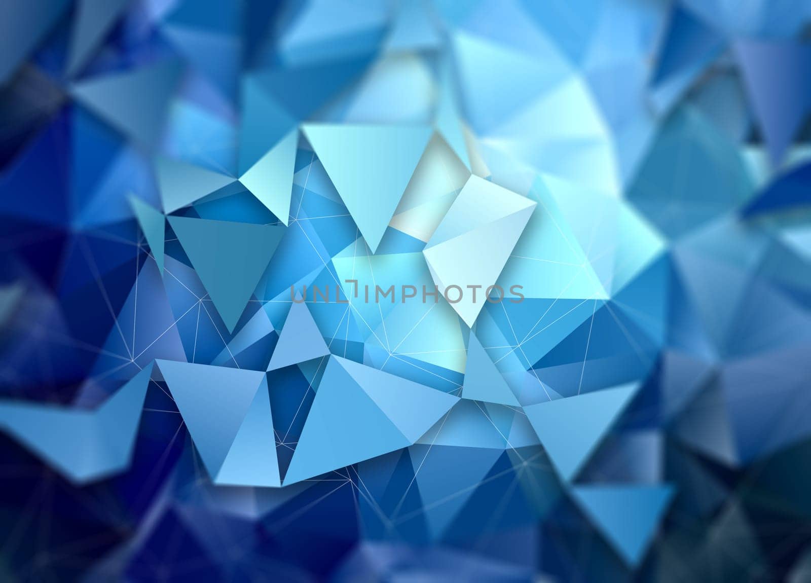 3D style abstract low poly design background