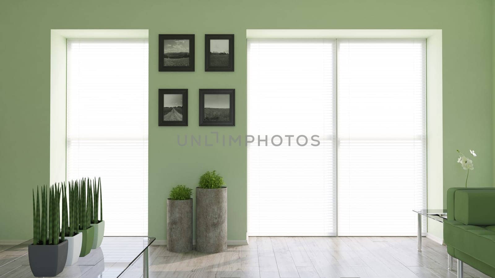 3D render of a Living Room Interior