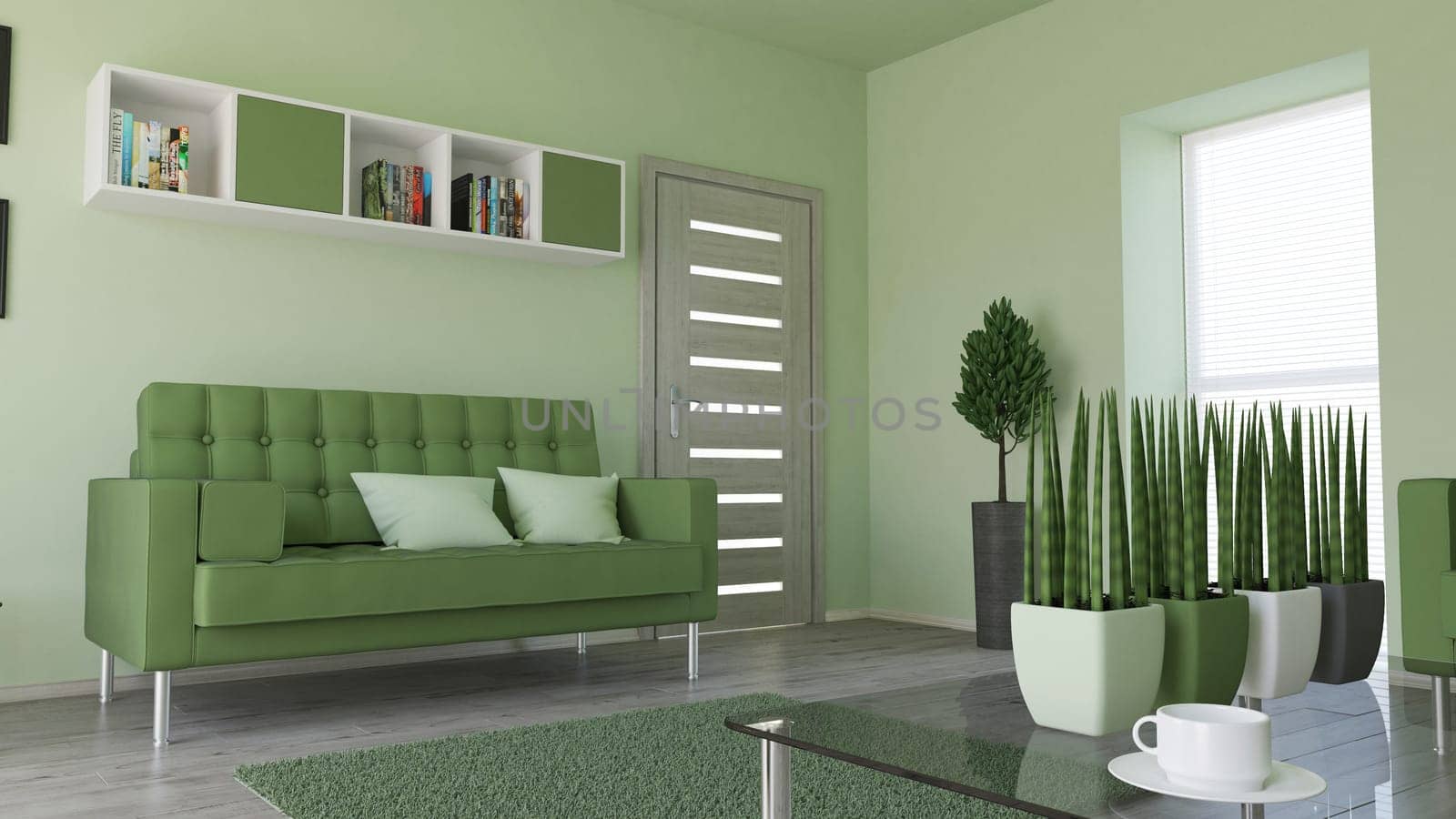 3D render of a Living Room Interior