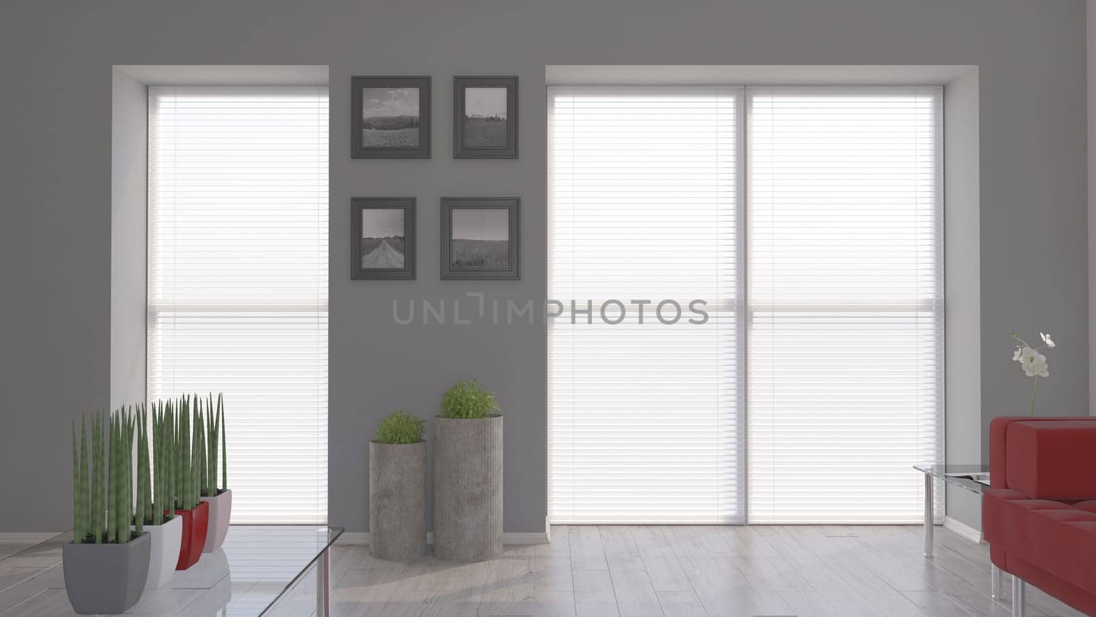 3D render of a Living Room Interior