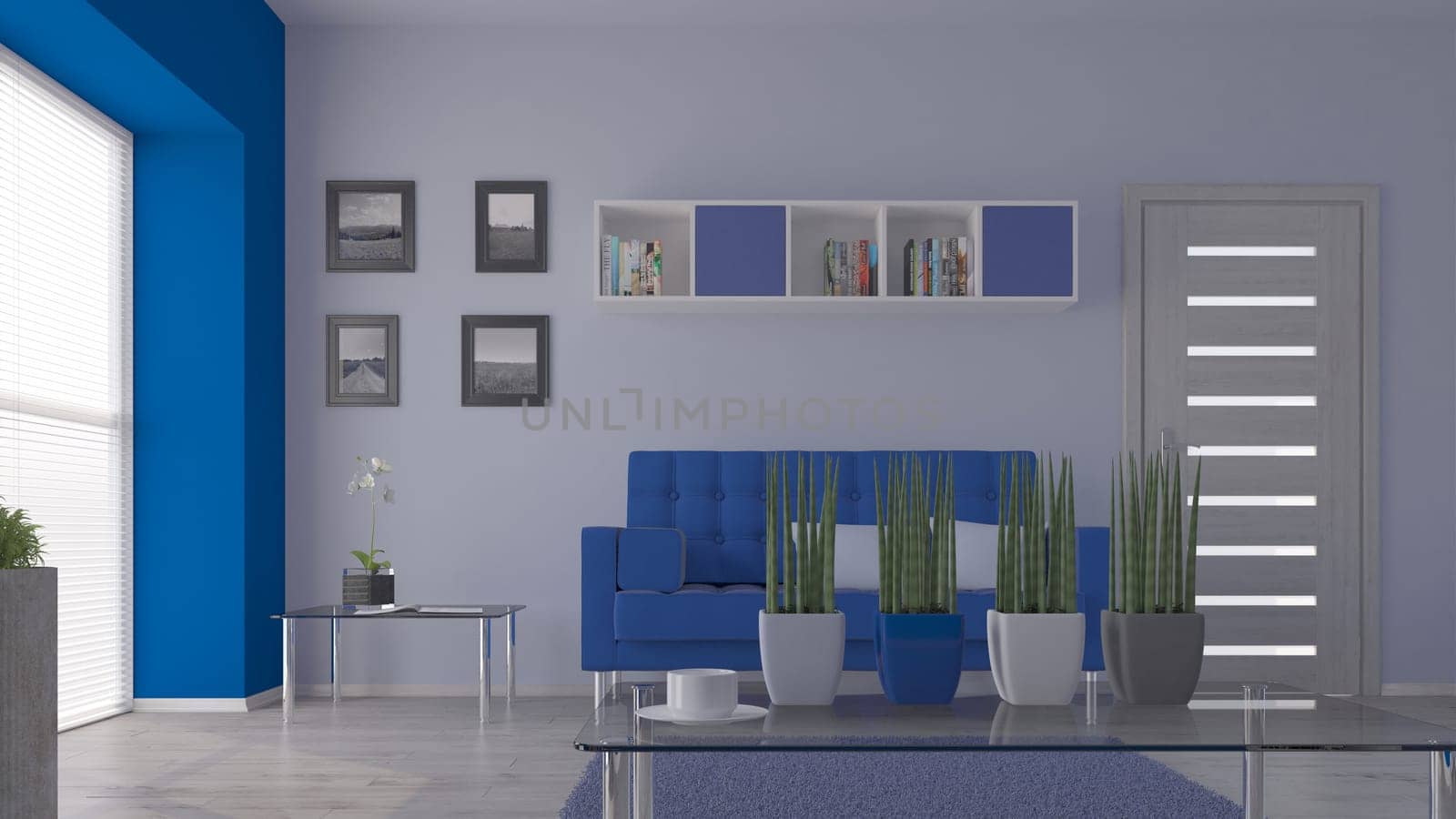 3D render of a Living Room Interior