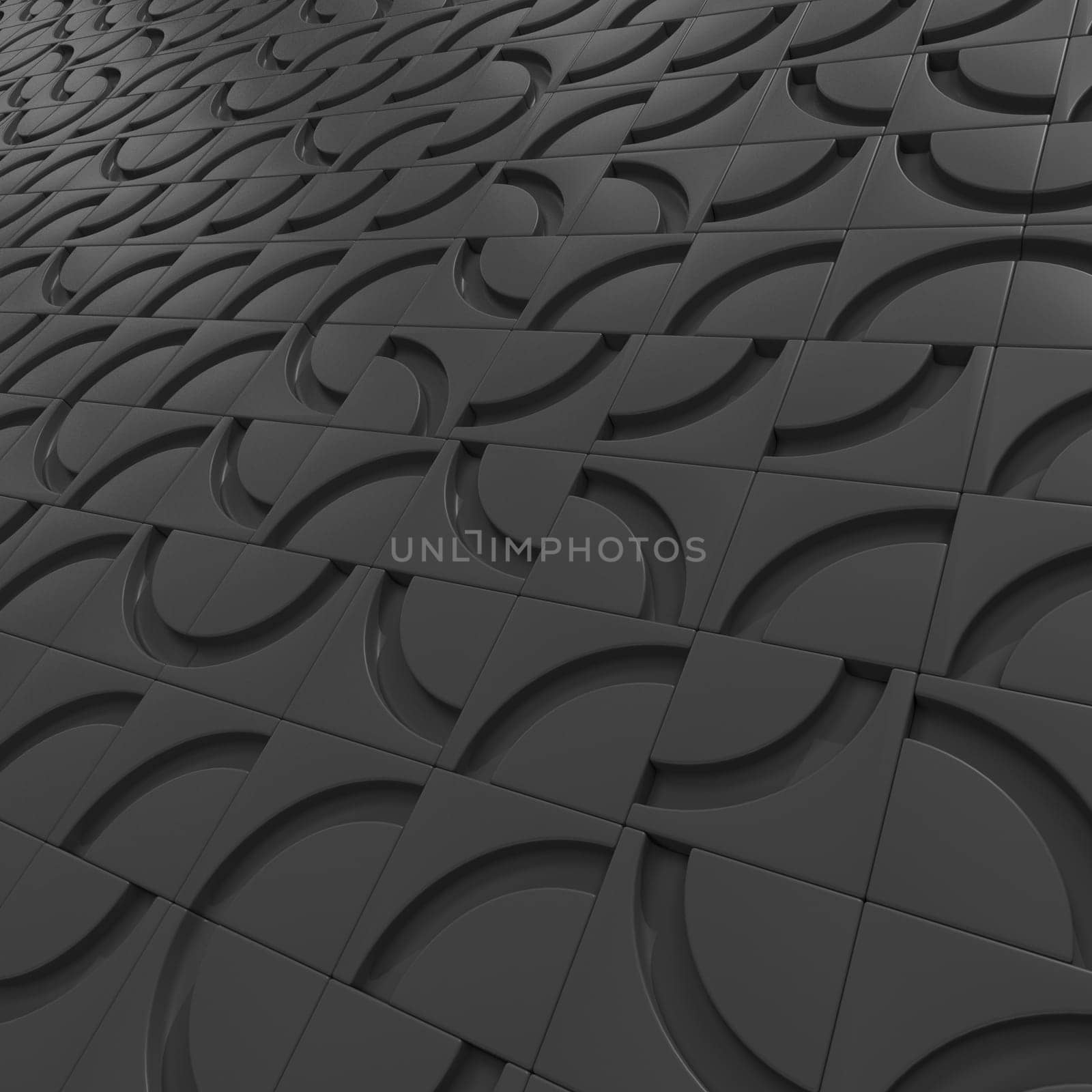 Render of 3D Geometric Abstract Background