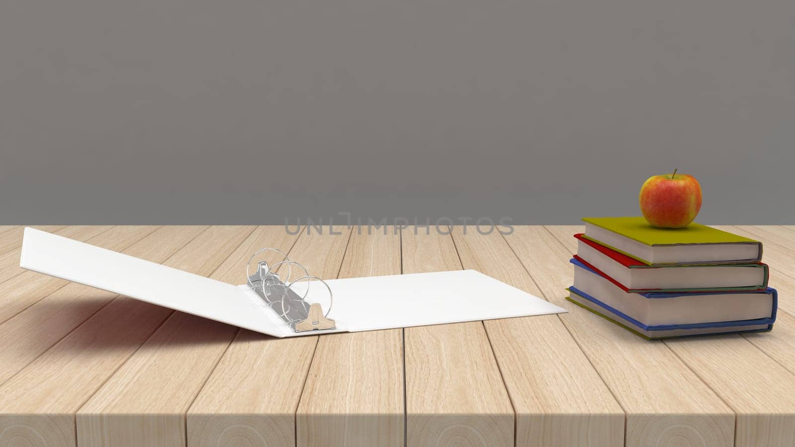 3D Render of BAck to School Concept