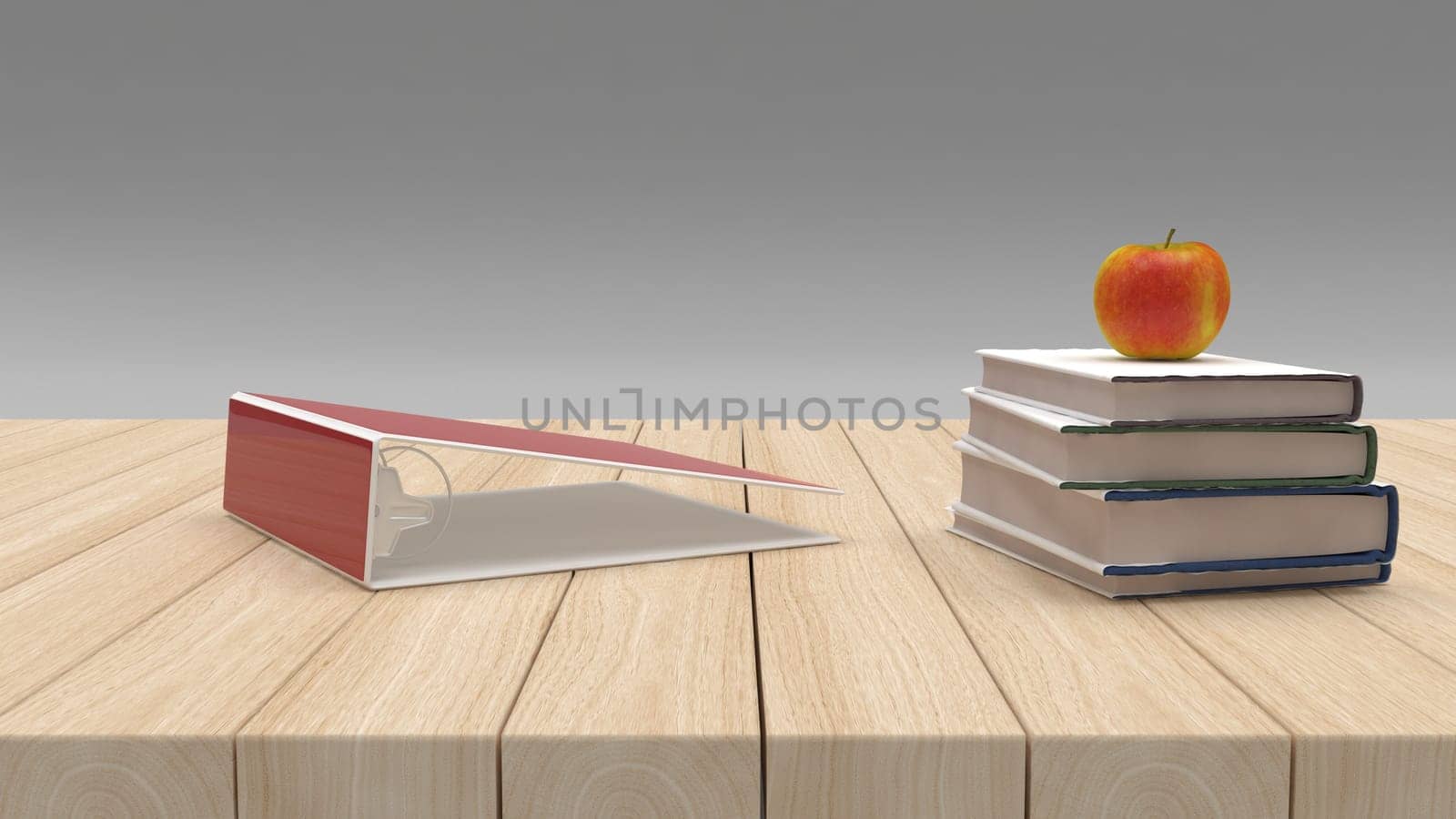 3D Render of BAck to School Concept