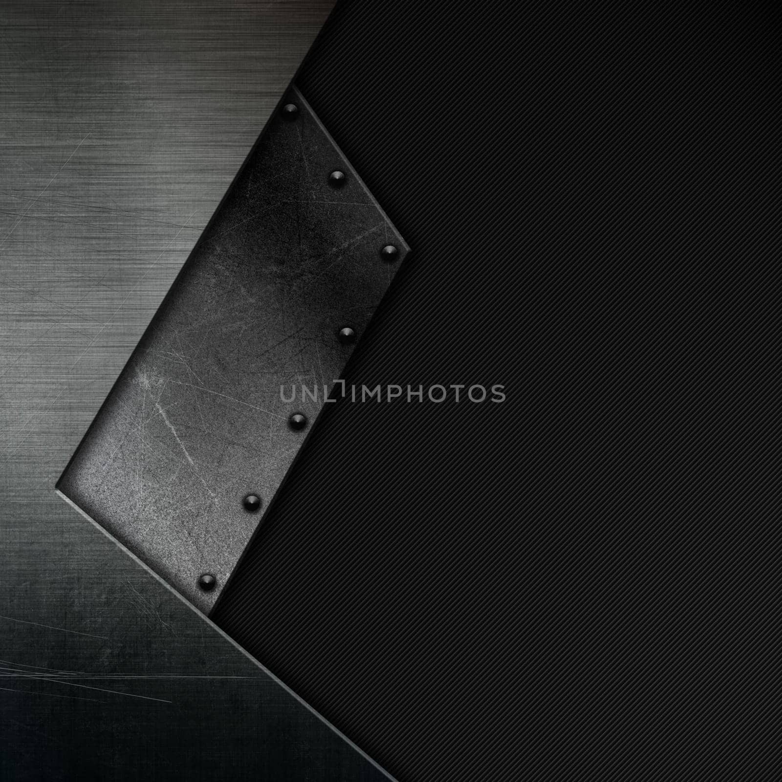 Abstract texture background with metallic plates