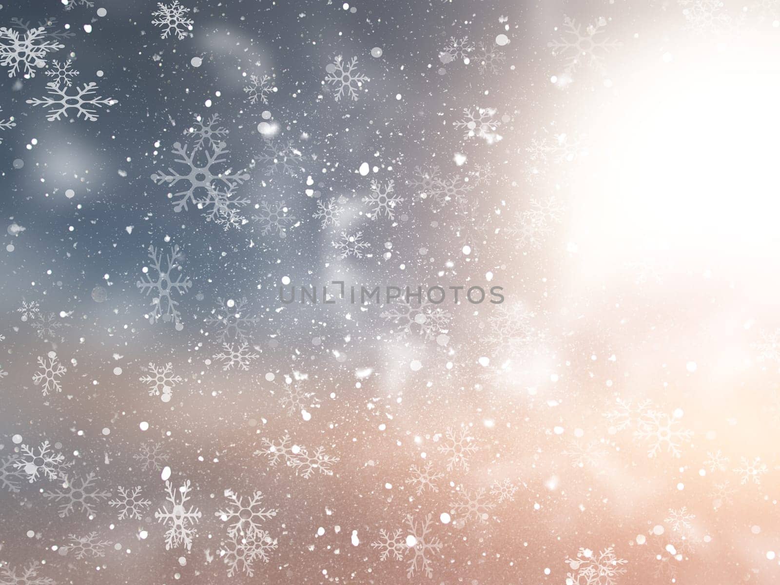 Christmas background with a snowy design