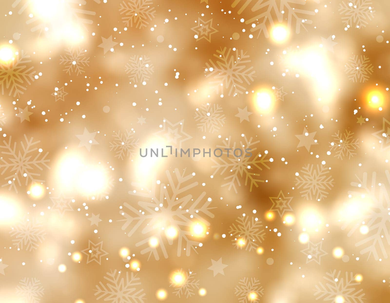 Christmas background with snowflakes and stars design