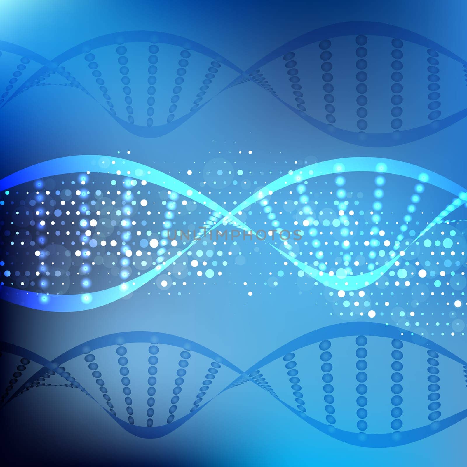 Abstract background with a DNA strands design
