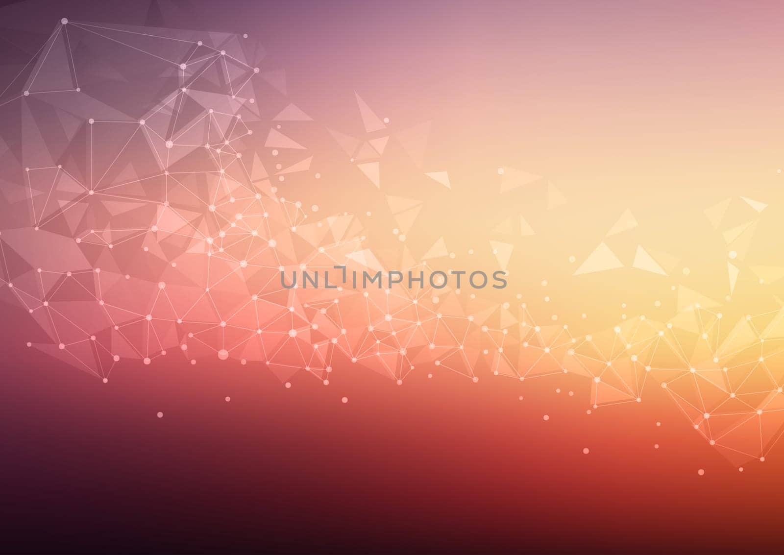 Abstract background with a 3D low poly mesh background