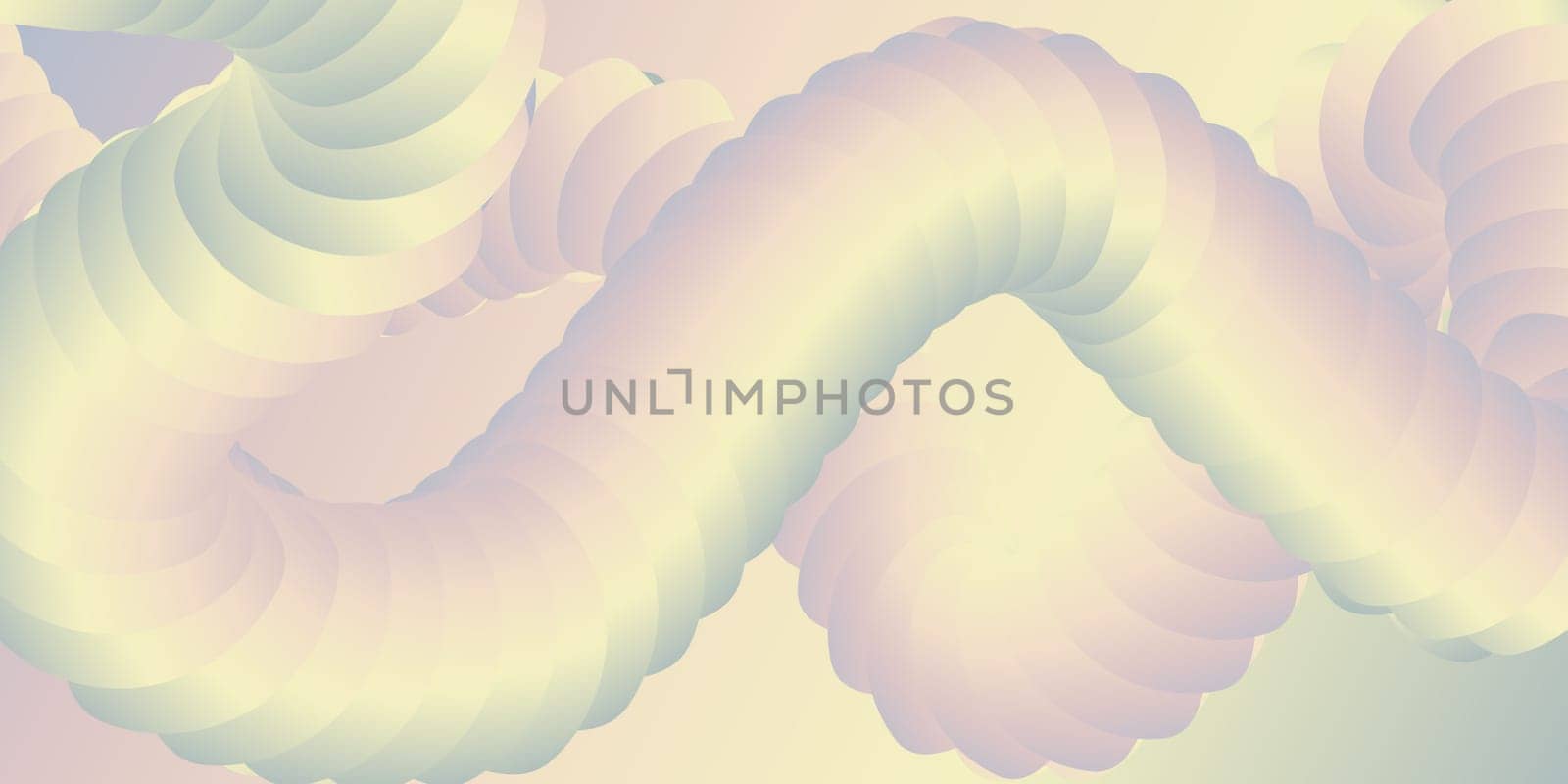 Banner background with an abstract 3D blend design