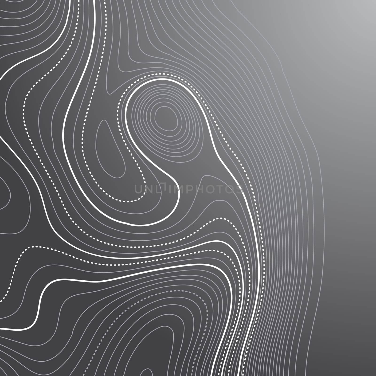 Abstract background with a contour topography map design