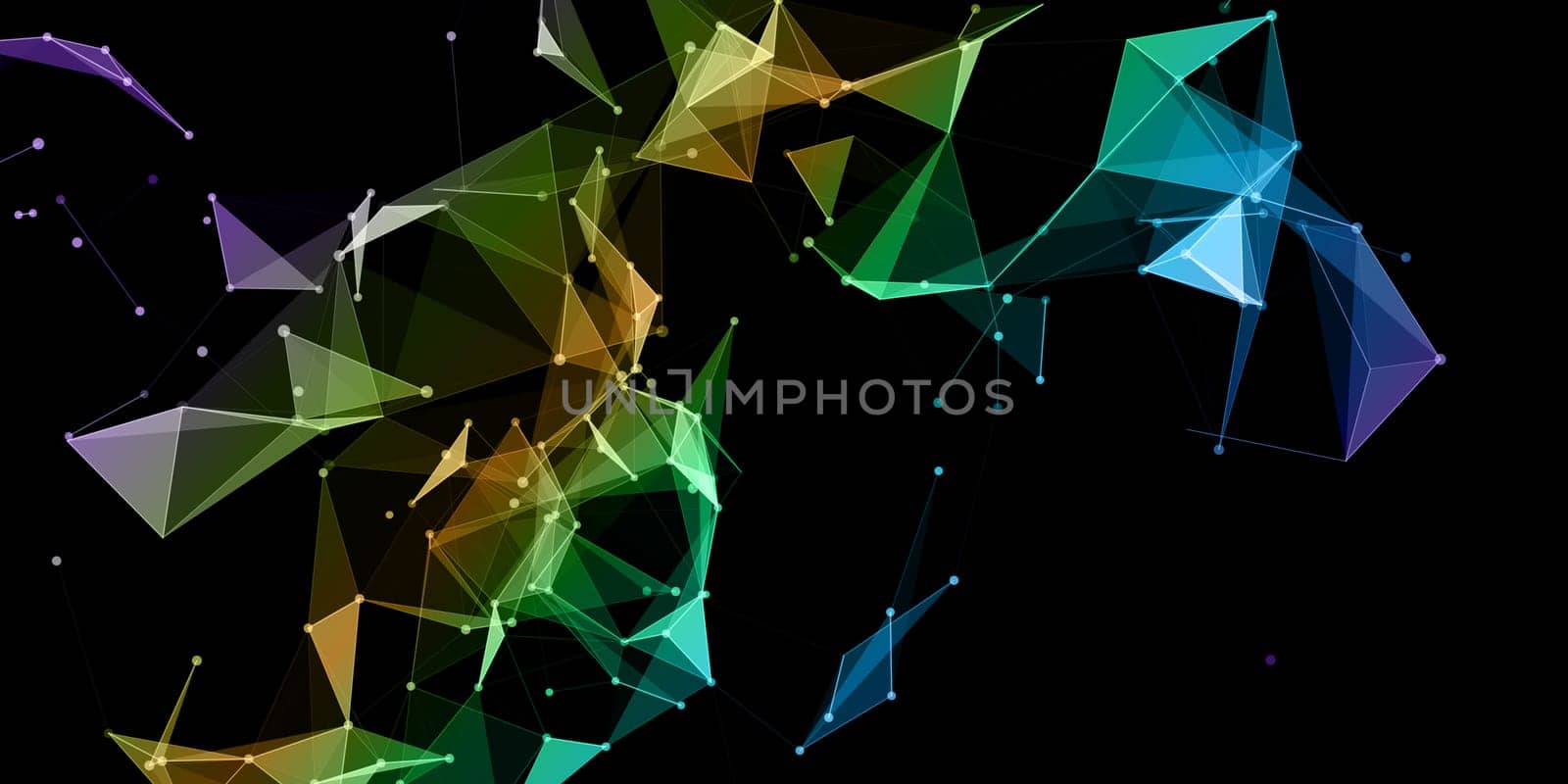 Abstract background with a colourful network communications design