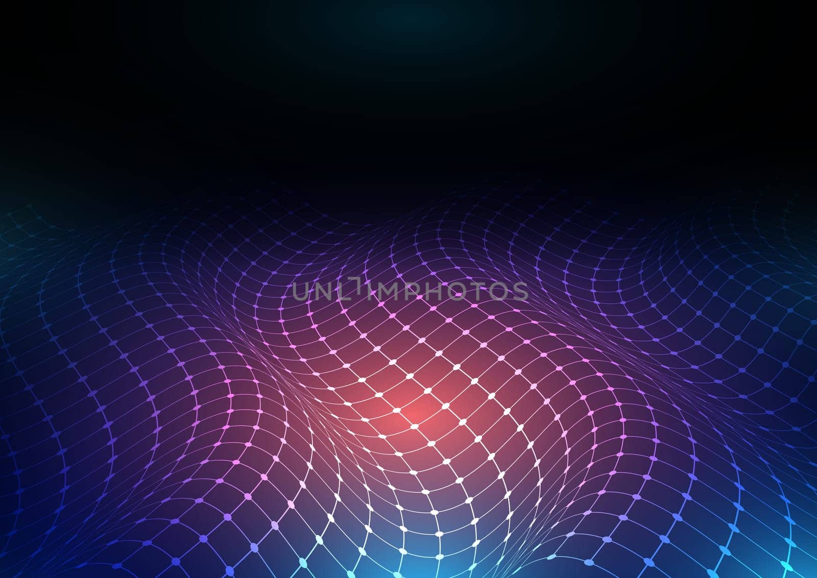 Abstract background with a flowing grid design