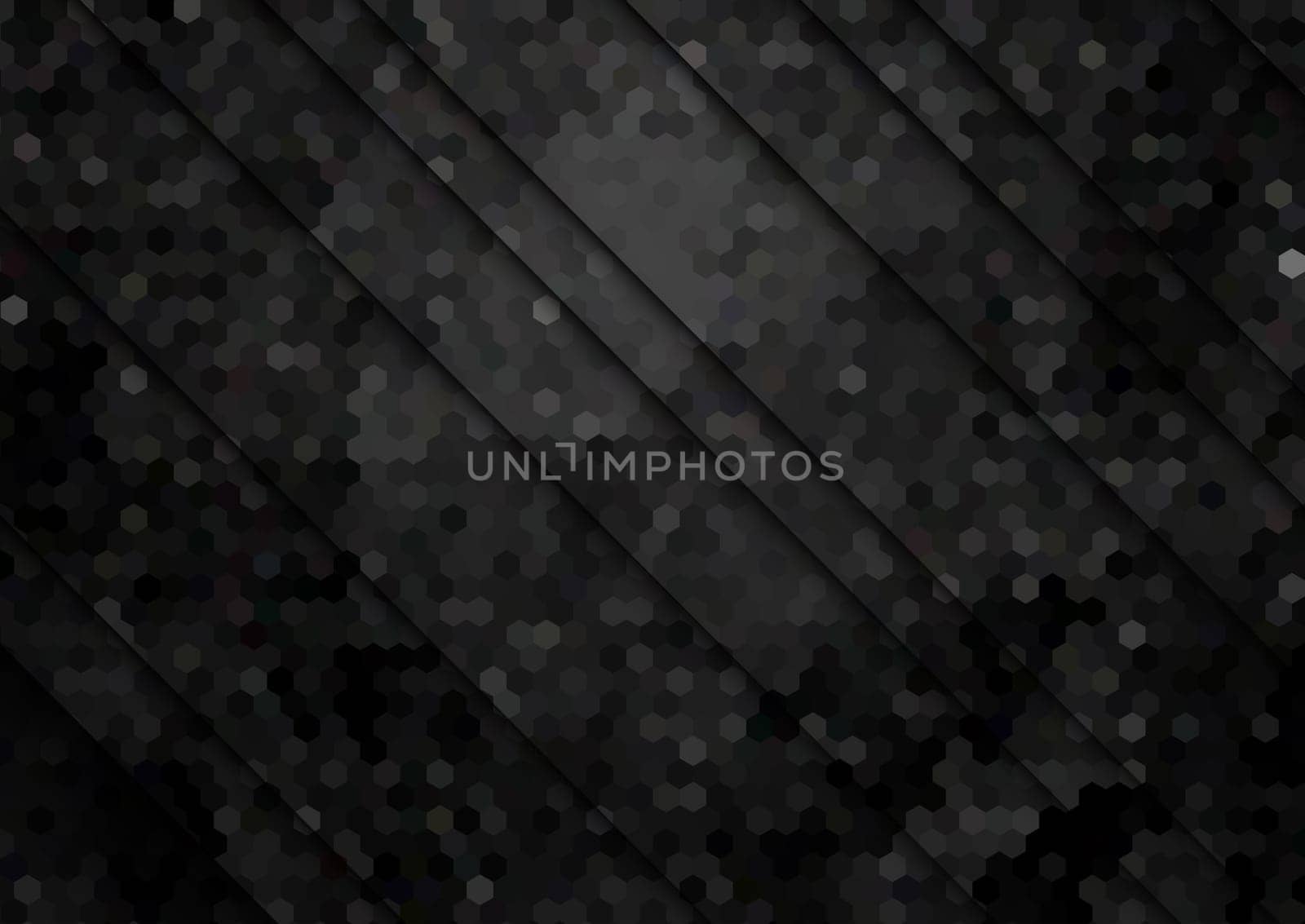 Abstract background with a monochrome hexagonal pattern