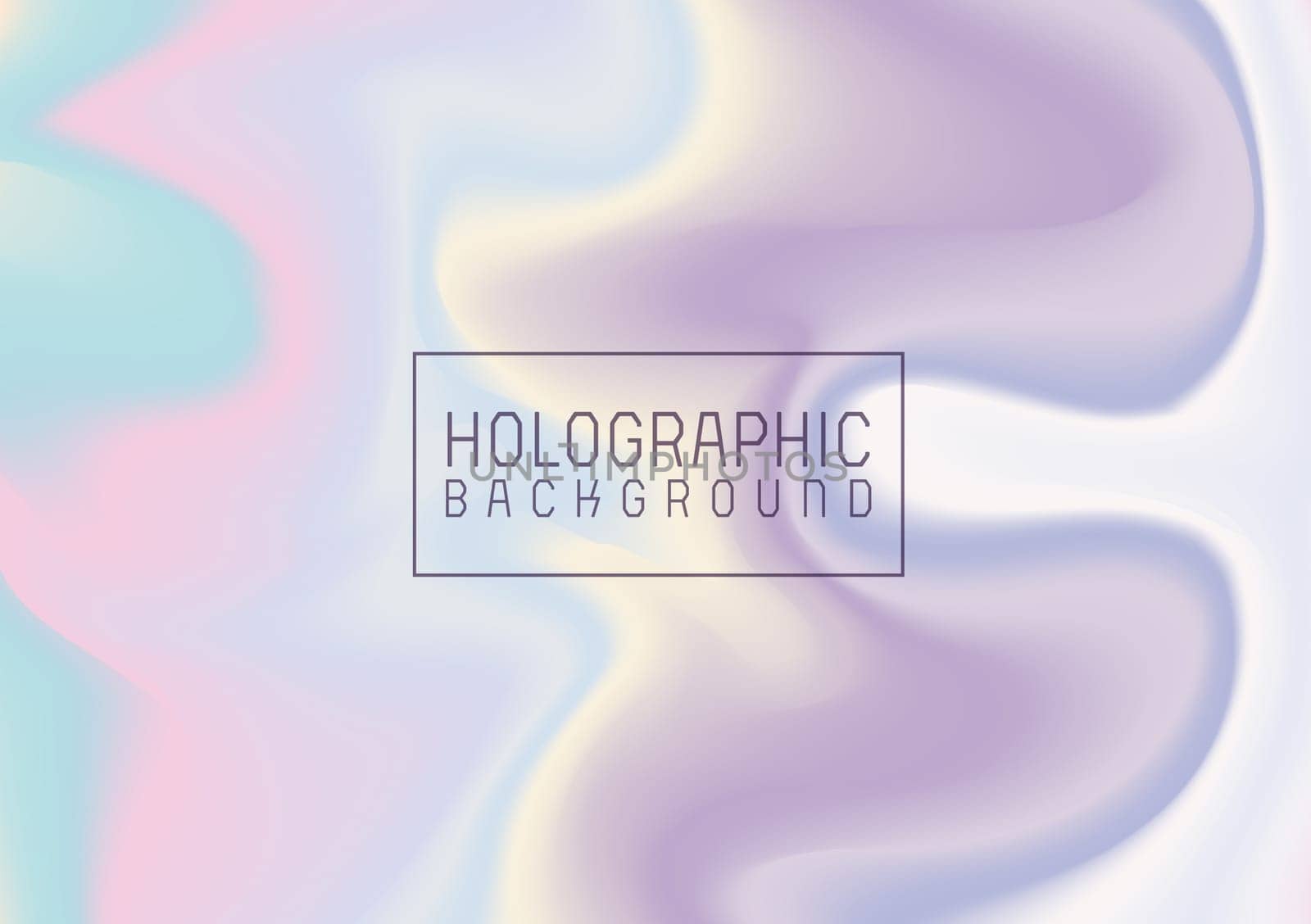 Abstract background with holographic style effect