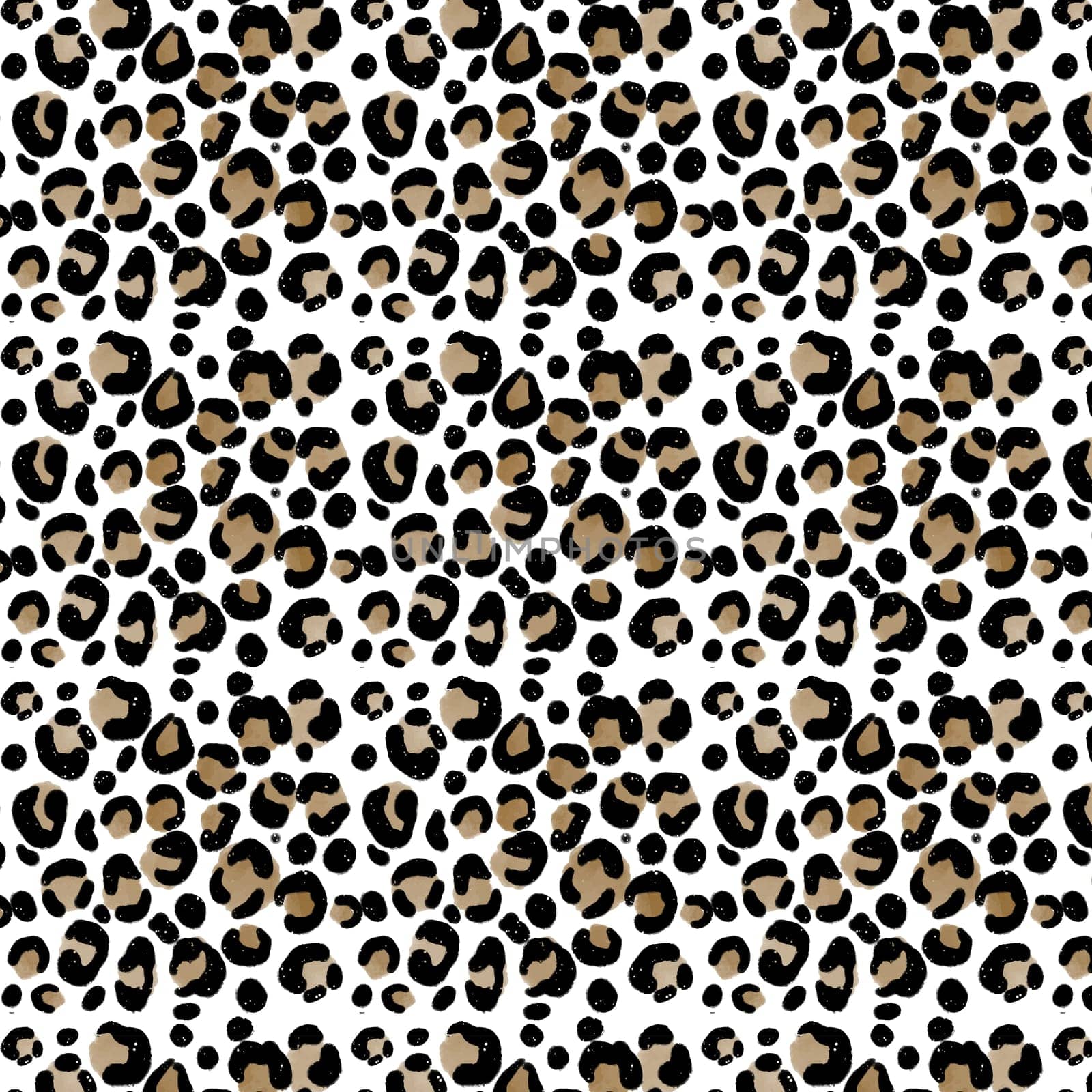 Abstract background with watercolour animal print pattern