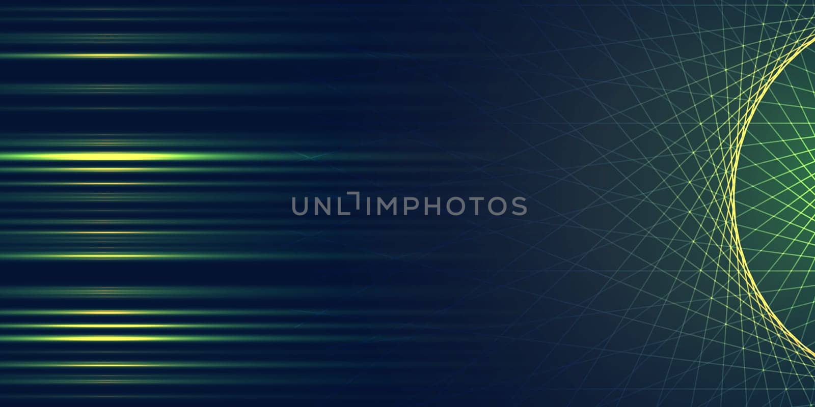 Banner background with a modern techno design