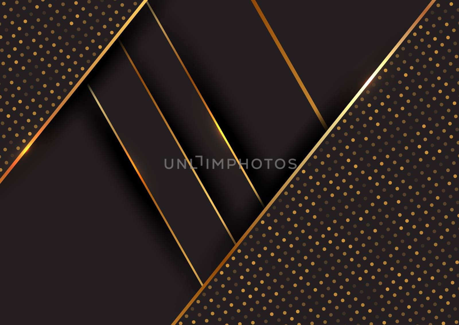 Elegant background with black and metallic gold design