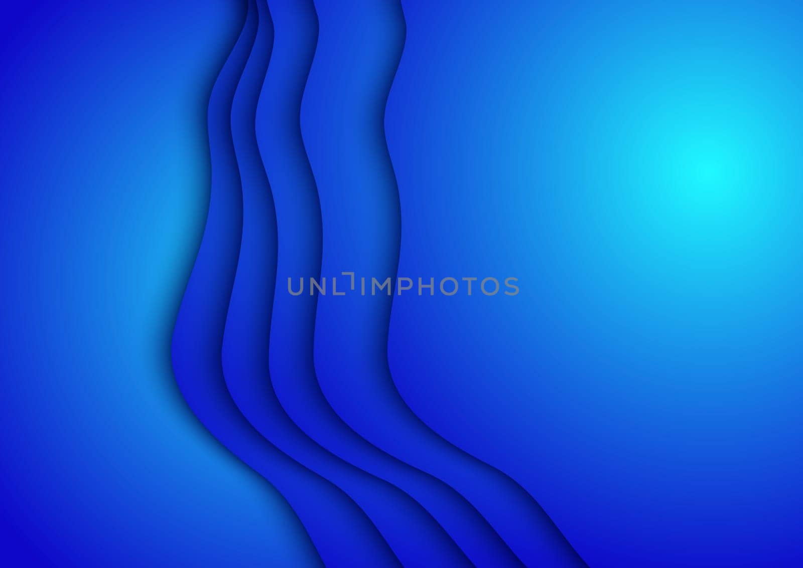 Abstract background with 3D style shapes