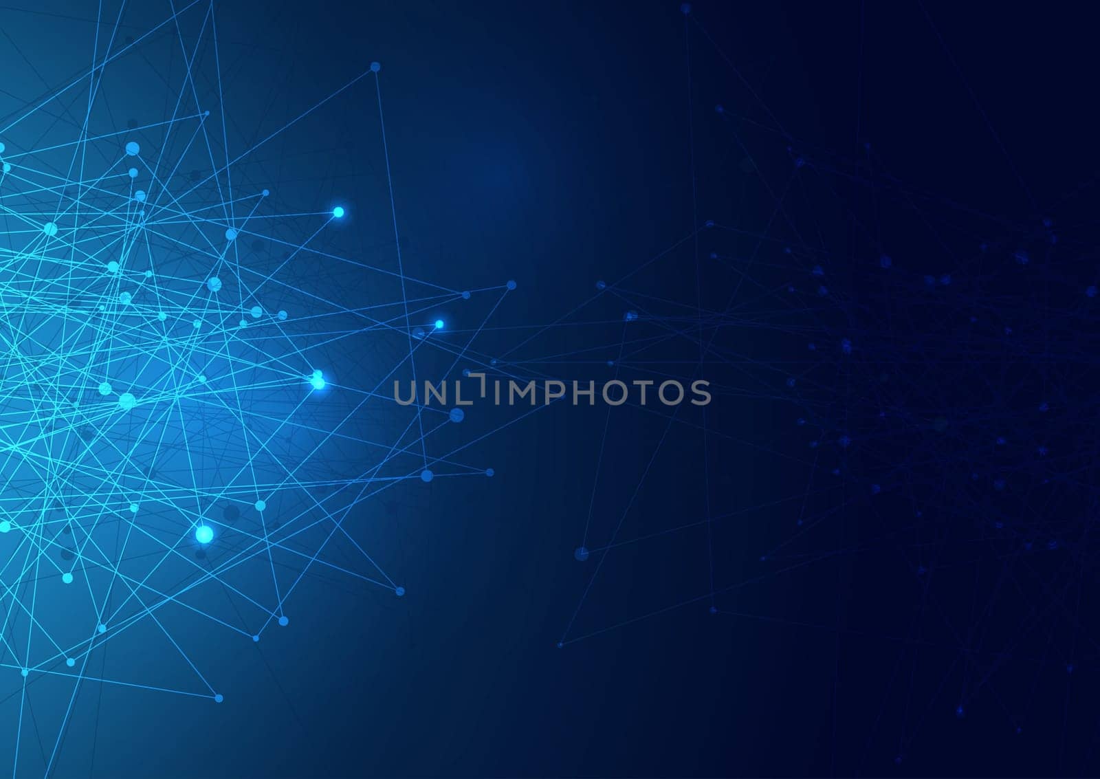 Abstract background with connecting lines and dots