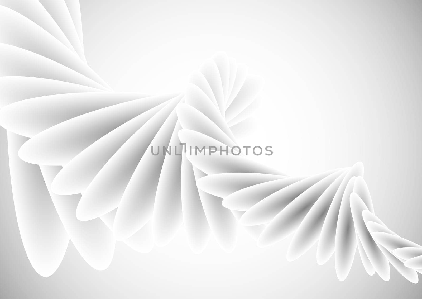 Abstract background with 3d style shape