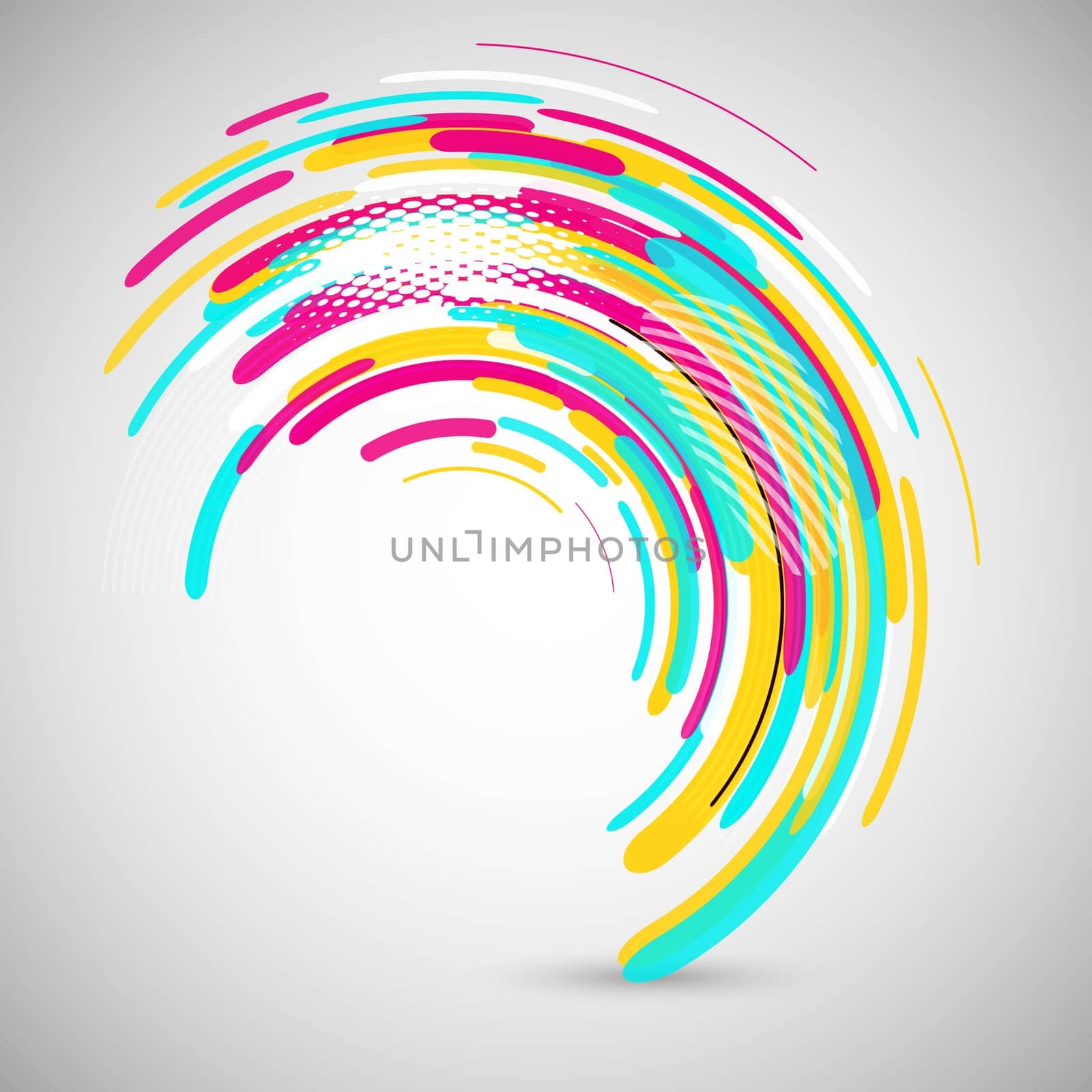 Abstract background with a retro styled design