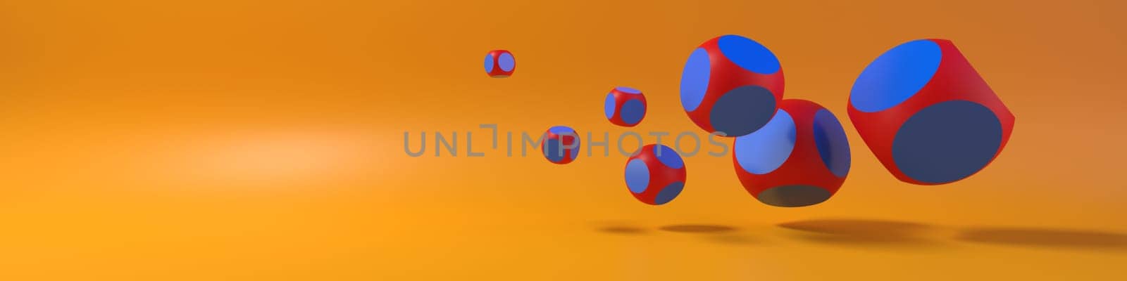 Render of 3D Geometric Abstract Background