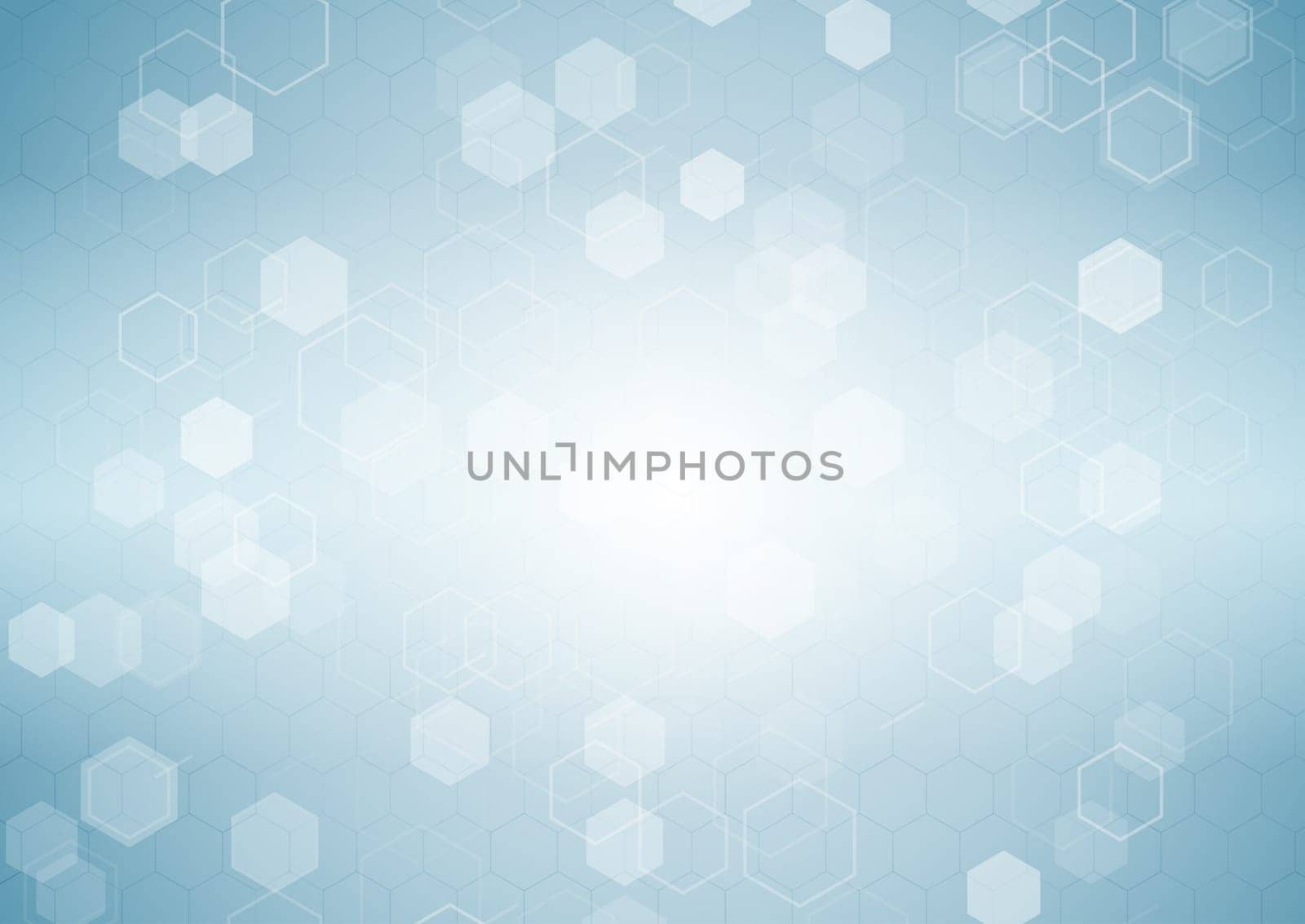 Abstract medical design background with hexagonal pattern