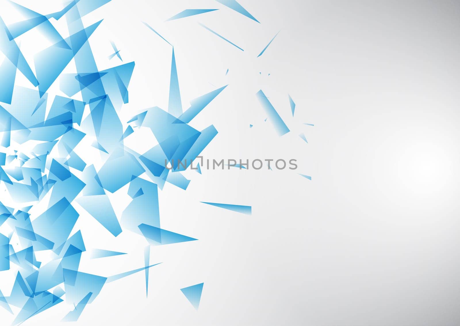 Abstract background with a low poly design