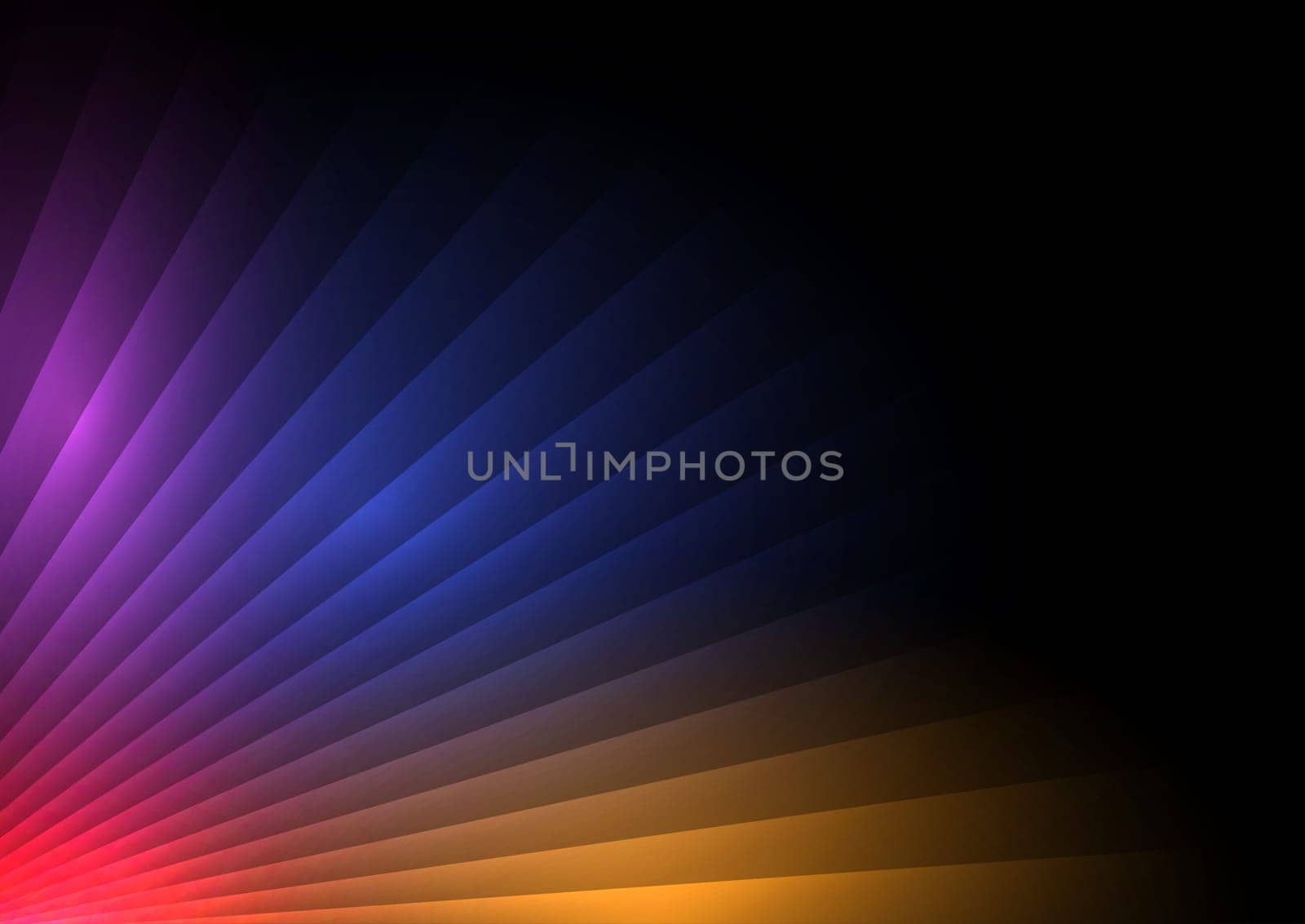 Abstract design background with colourful fan design