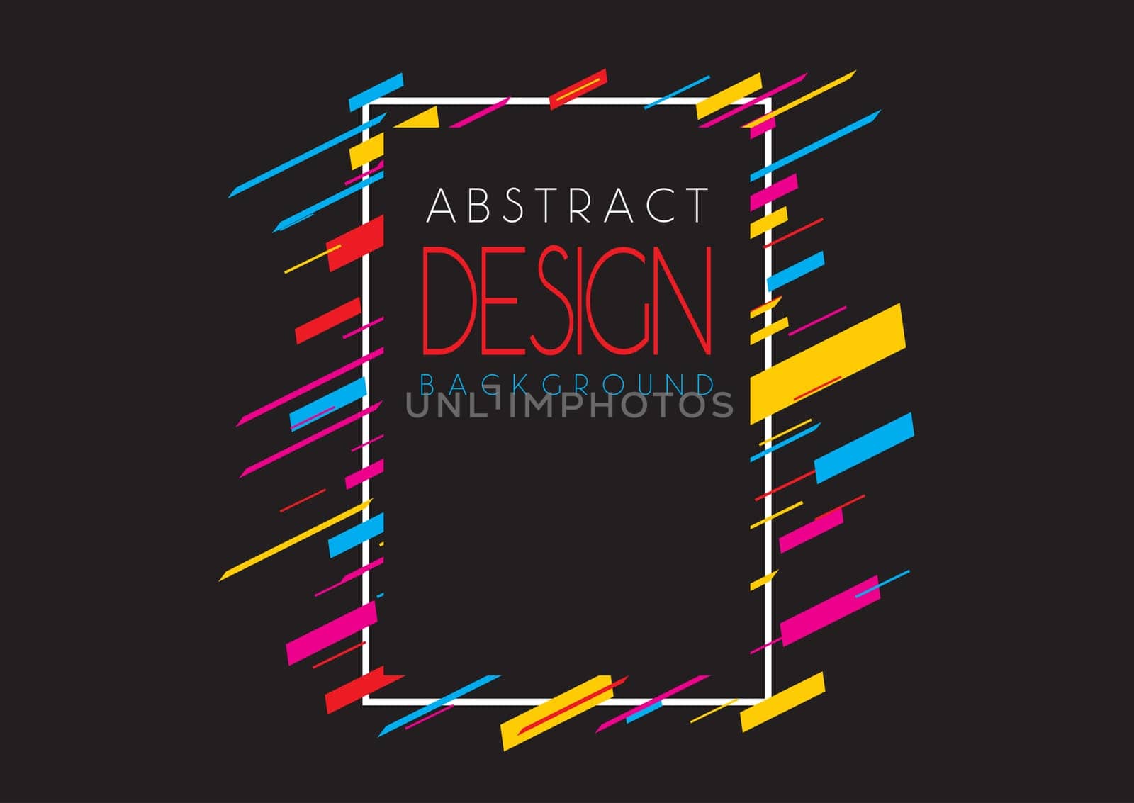 Abstract background with a retro colourful design