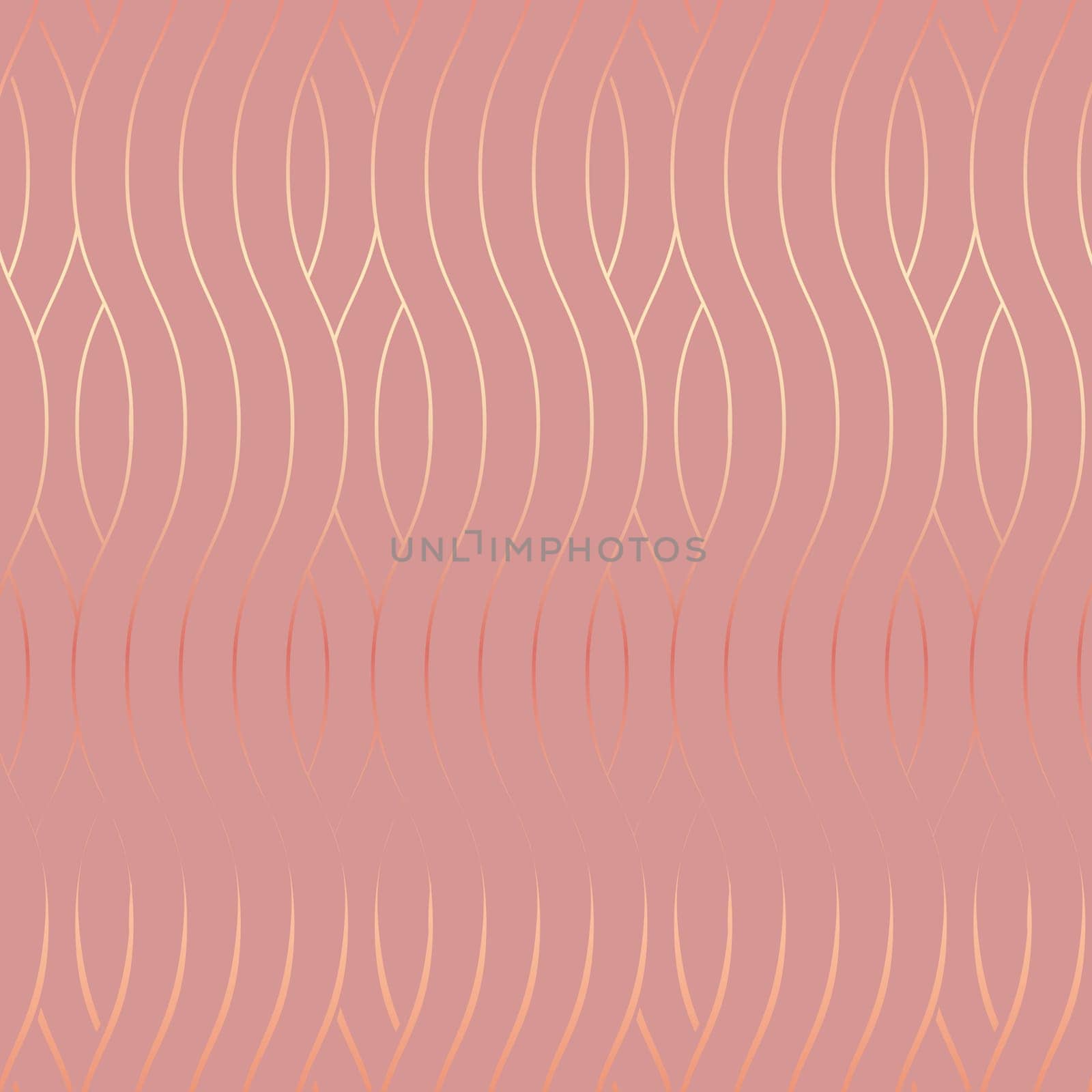 Abstract elegant wallpaper design in pink and gold