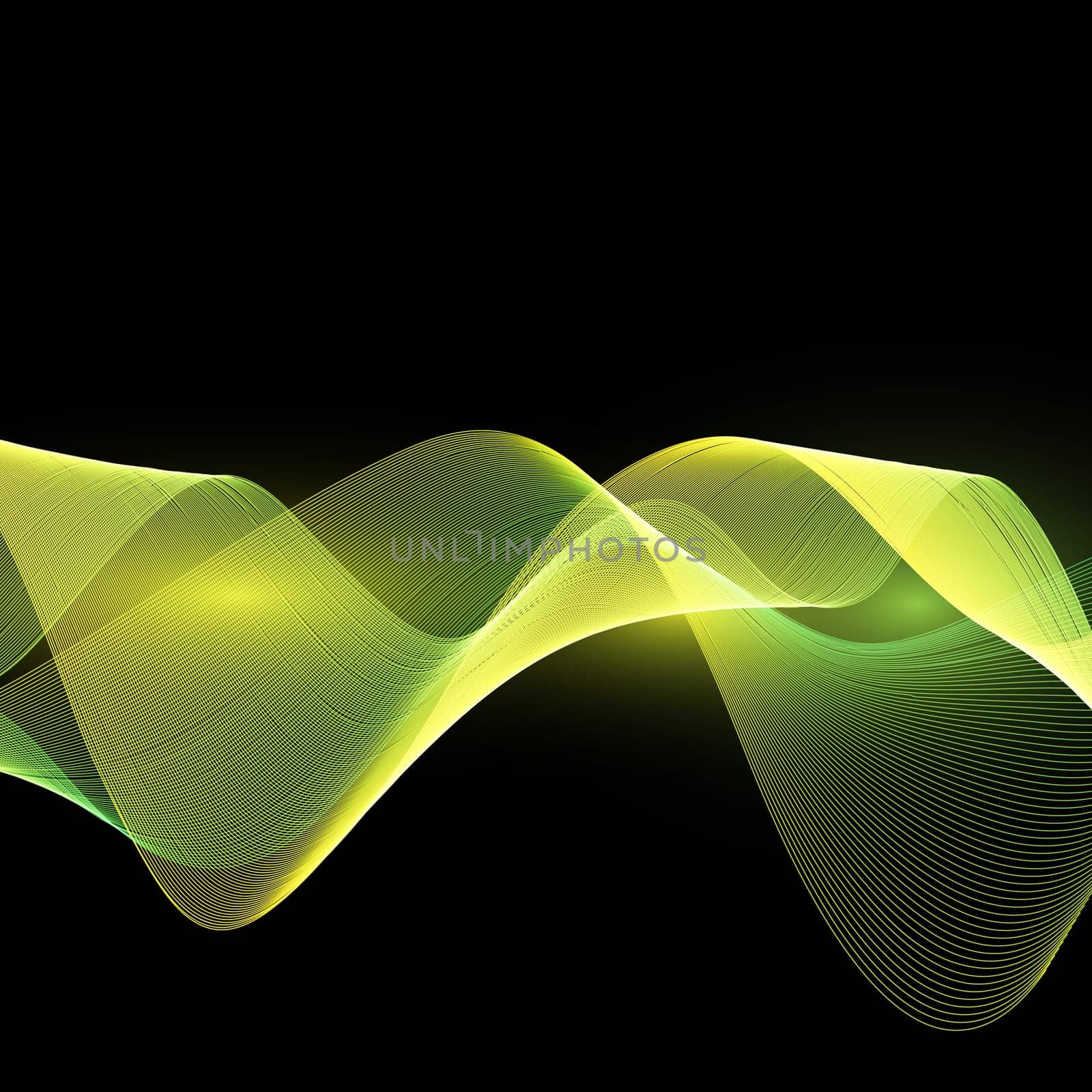 Abstract background of flowing lines