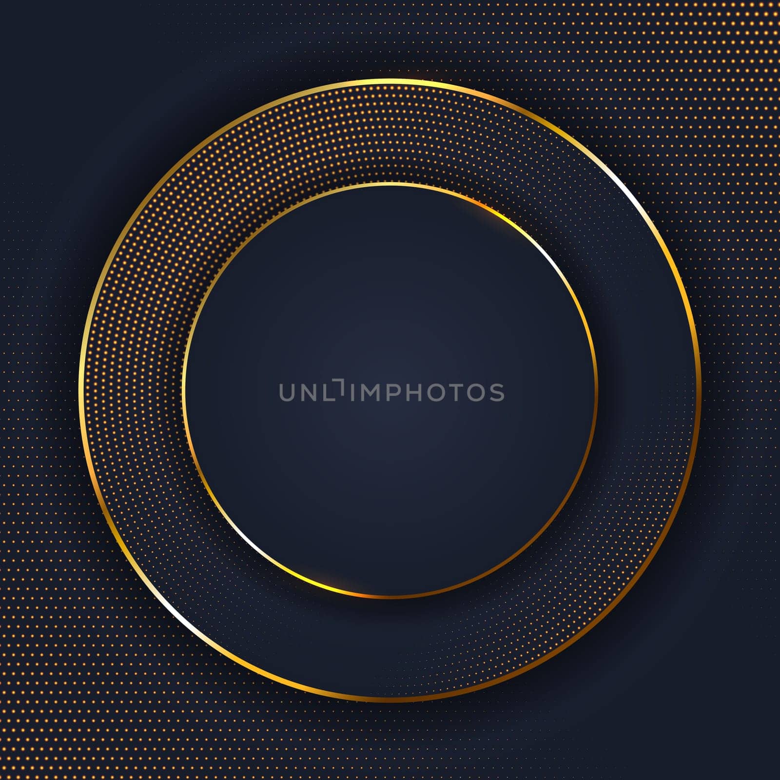 Abstract elegant background with golden dots design